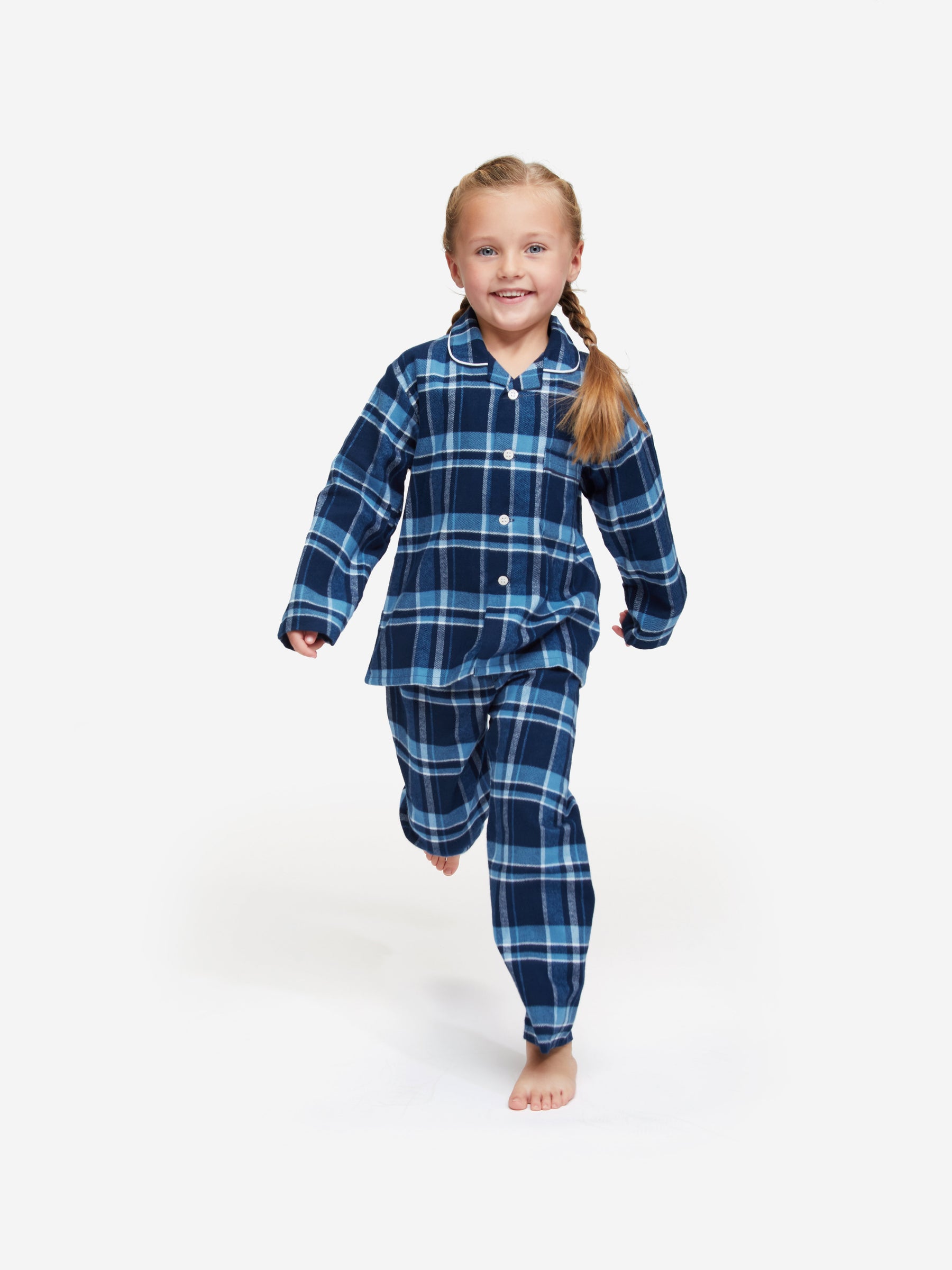 Kids' Pyjamas Kelburn 22 Brushed Cotton Navy