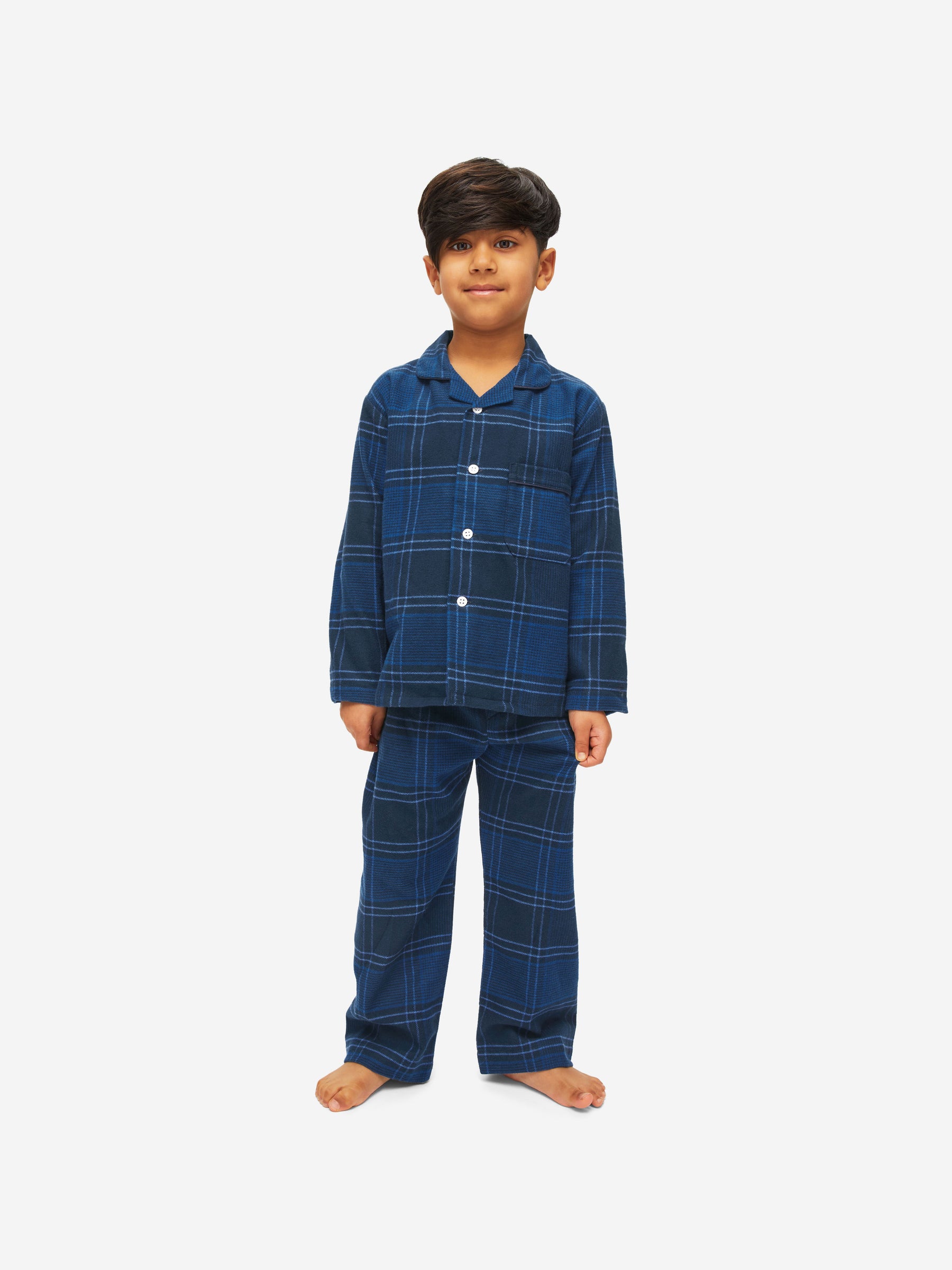 Kids' Pyjamas Kelburn 27 Brushed Cotton Navy