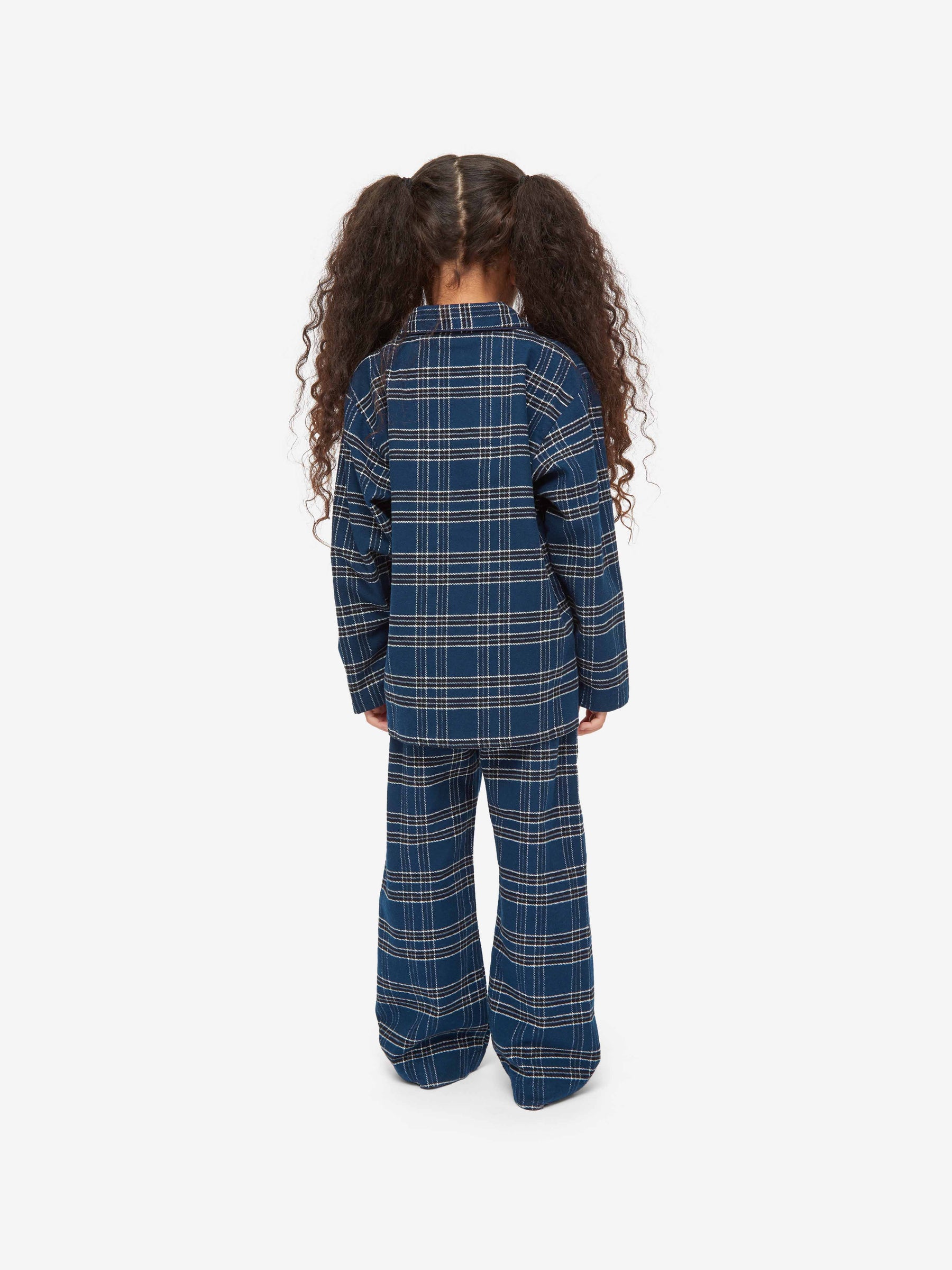 Kids' Pyjamas Kelburn 30 Brushed Cotton Navy