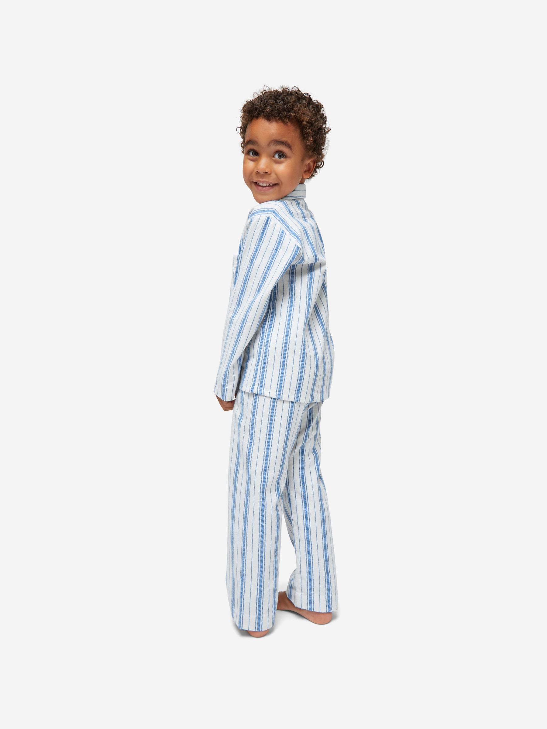 Kids' Pyjamas Kelburn 31 Brushed Cotton Blue