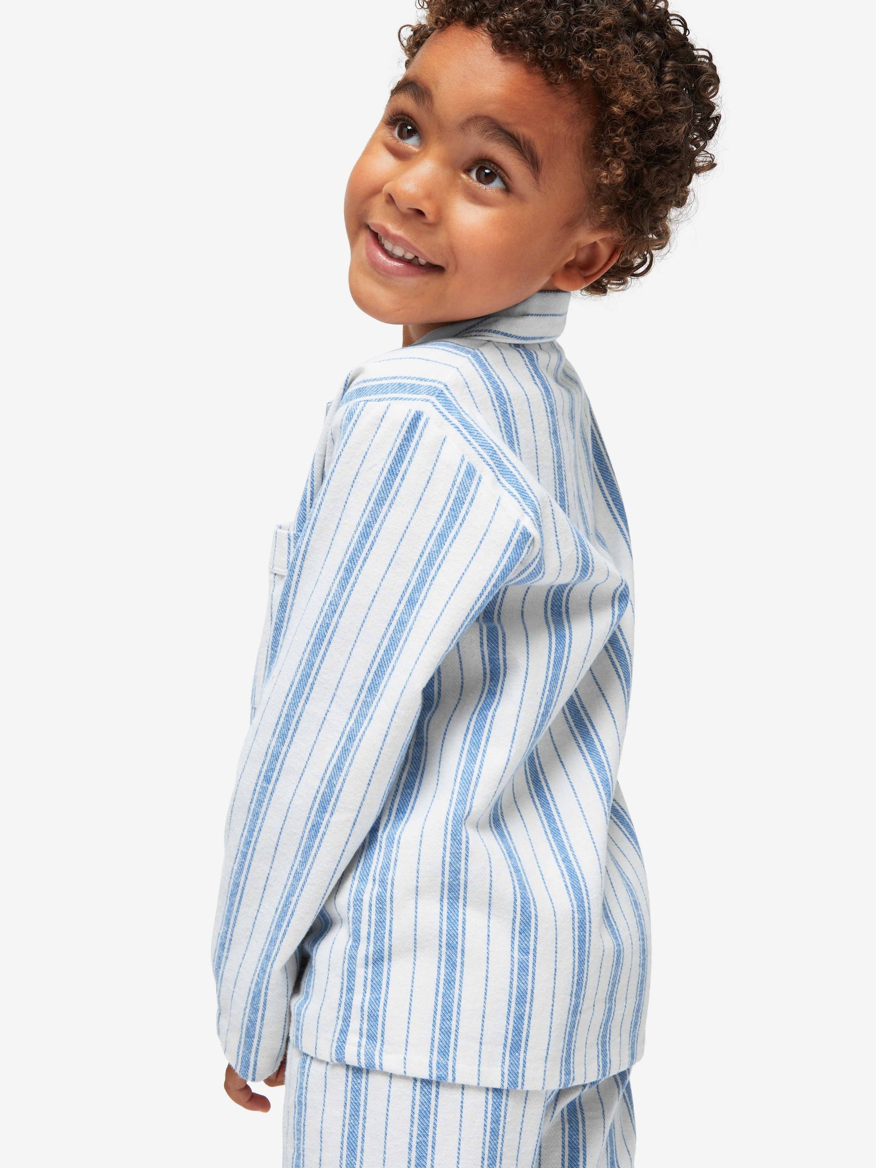 Kids' Pyjamas Kelburn 31 Brushed Cotton Blue