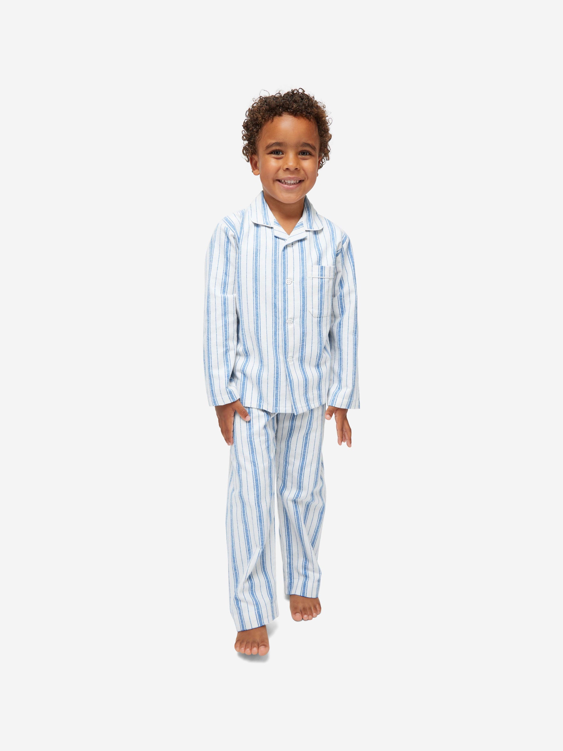 Kids' Pyjamas Kelburn 31 Brushed Cotton Blue