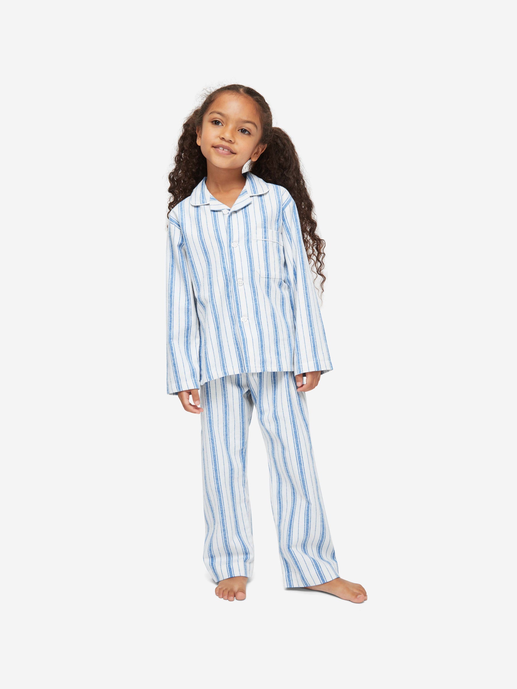 Kids' Pyjamas Kelburn 31 Brushed Cotton Blue