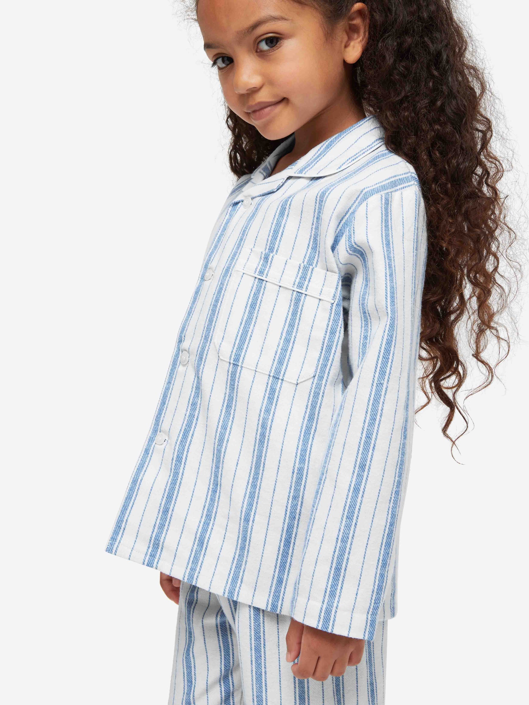 Kids' Pyjamas Kelburn 31 Brushed Cotton Blue