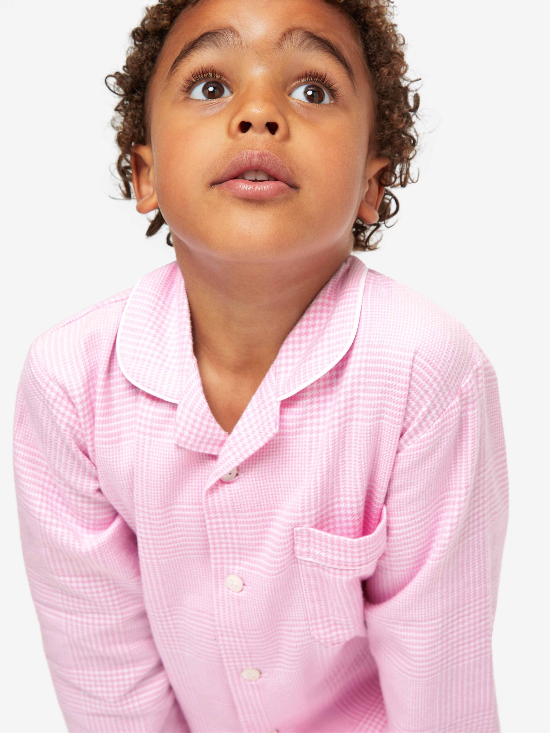 Kids' Pyjamas Kelburn 32 Brushed Cotton Pink