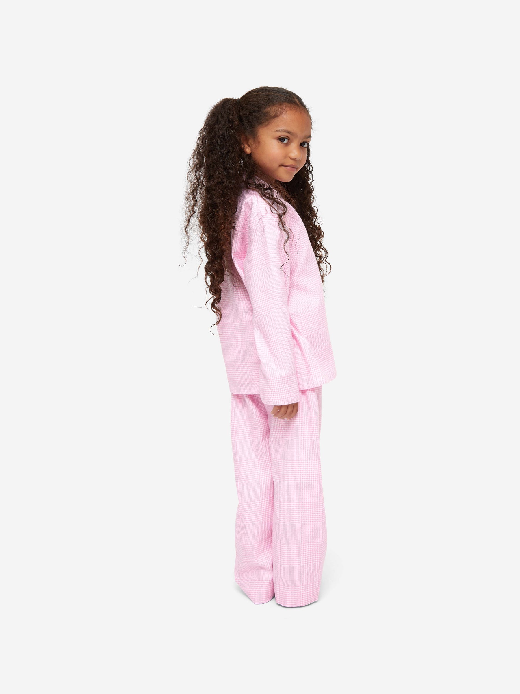 Kids' Pyjamas Kelburn 32 Brushed Cotton Pink