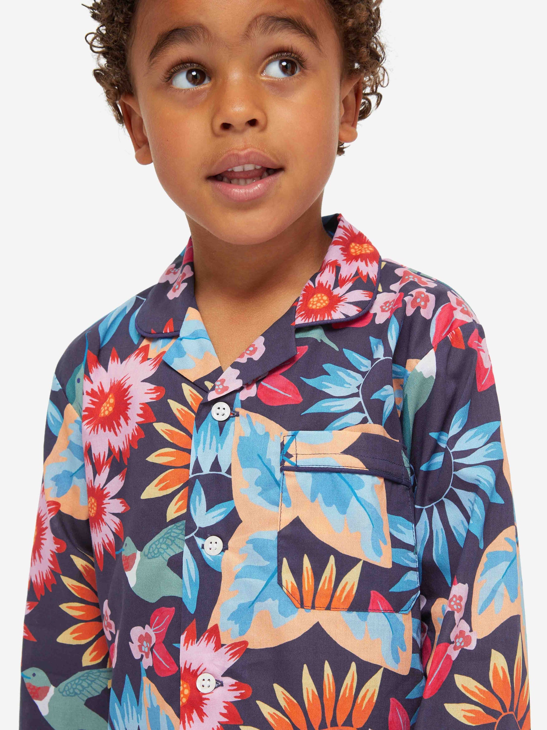 Kids' Pyjamas Ledbury 60 Cotton Batiste Navy
