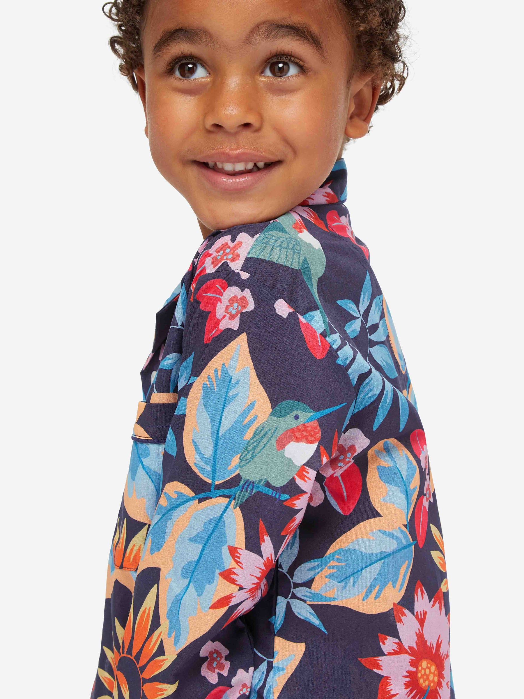 Kids' Pyjamas Ledbury 60 Cotton Batiste Navy