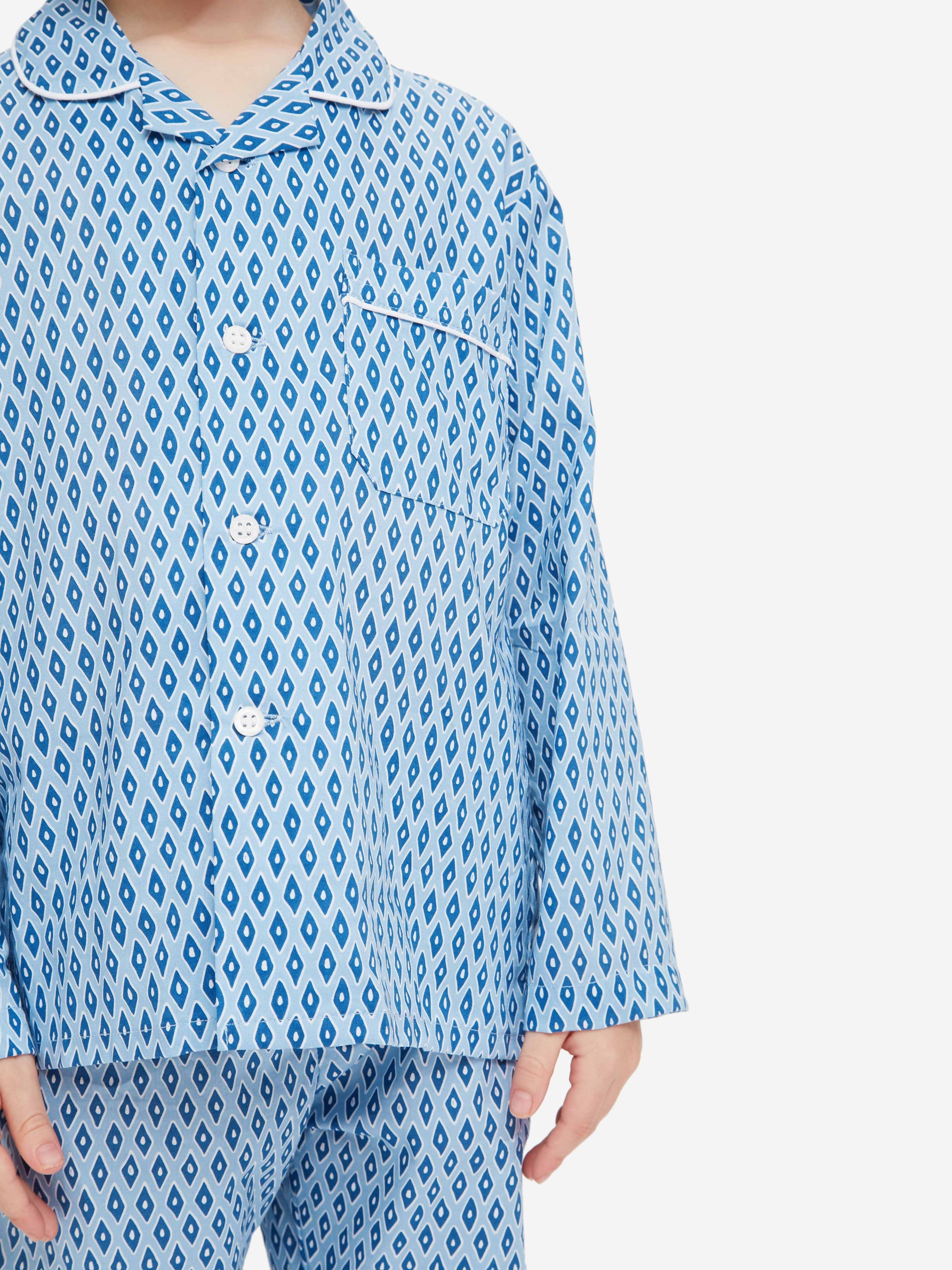 Kids' Pyjamas Nelson 87 Cotton Batiste Blue