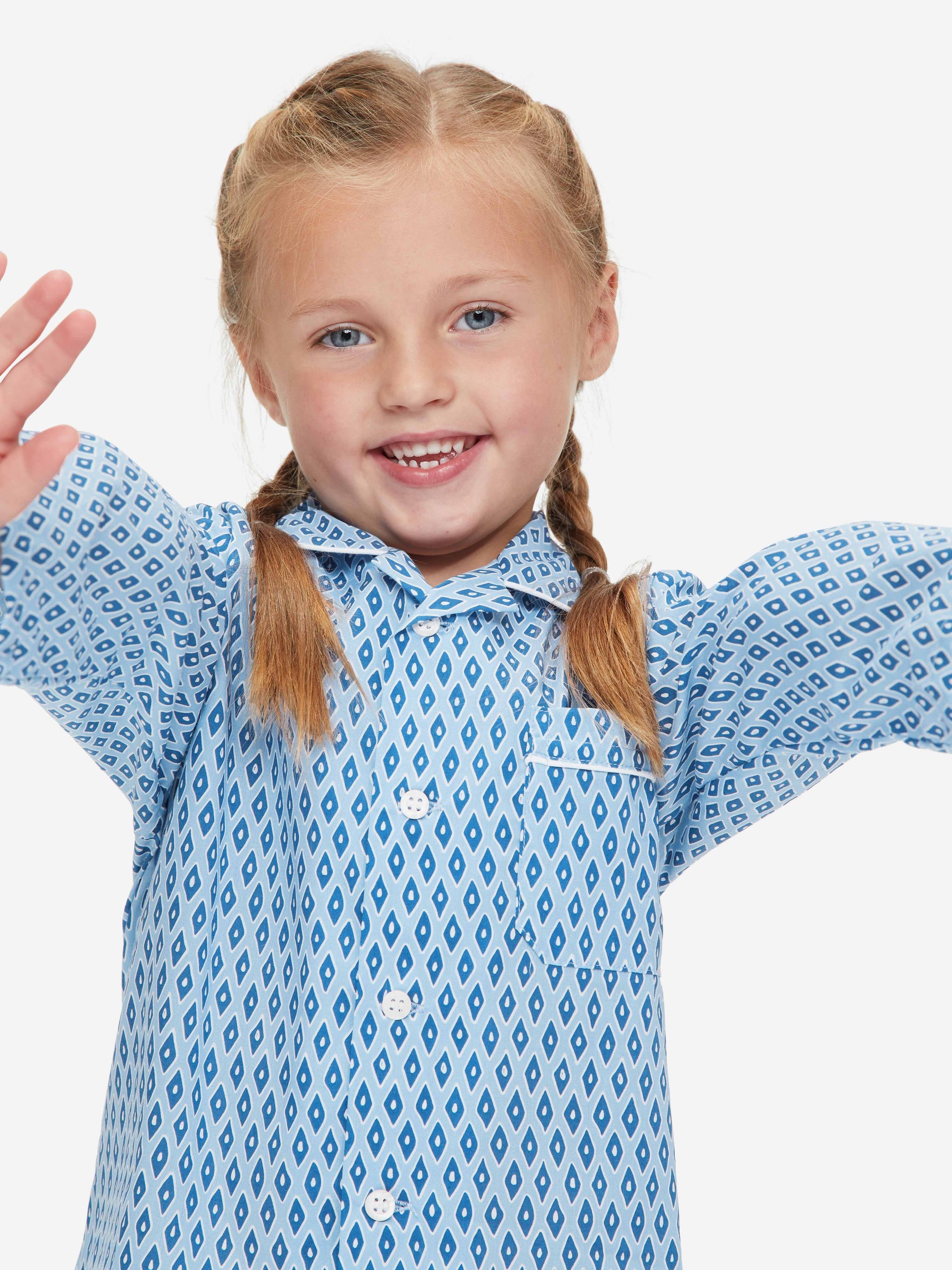 Kids' Pyjamas Nelson 87 Cotton Batiste Blue