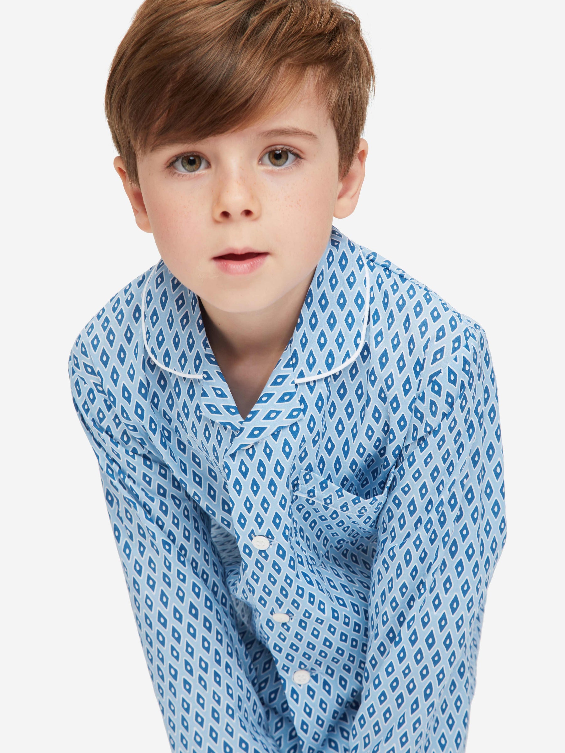 Kids' Pyjamas Nelson 87 Cotton Batiste Blue