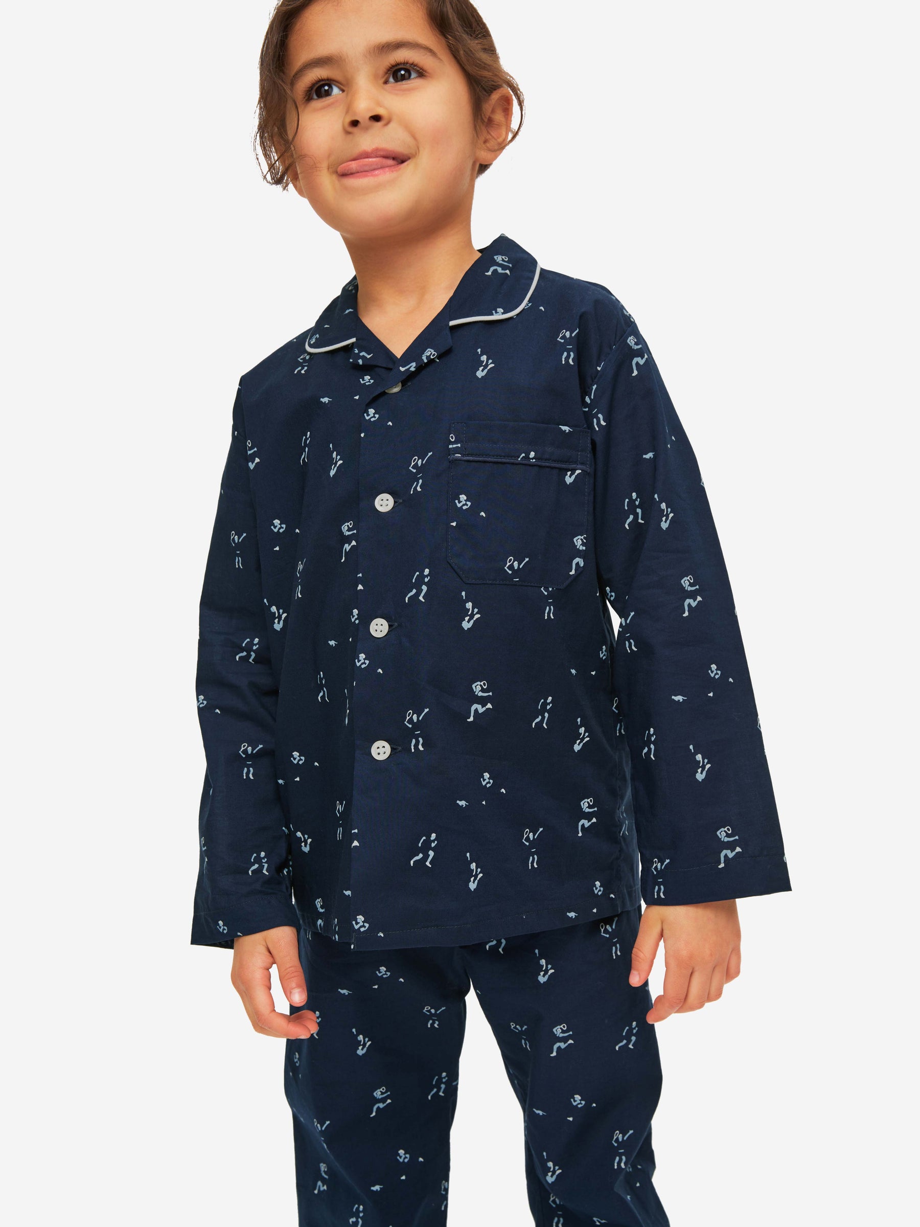 Kids' Pyjamas Nelson 91 Cotton Batiste Navy