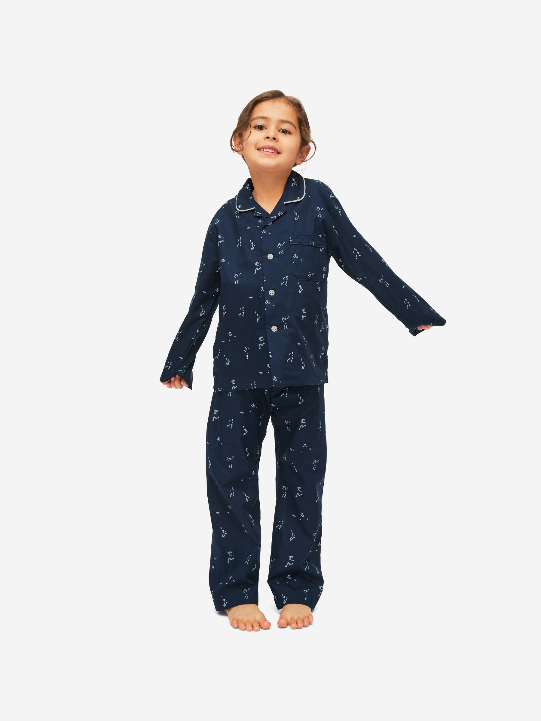 Kids' Pyjamas Nelson 91 Cotton Batiste Navy