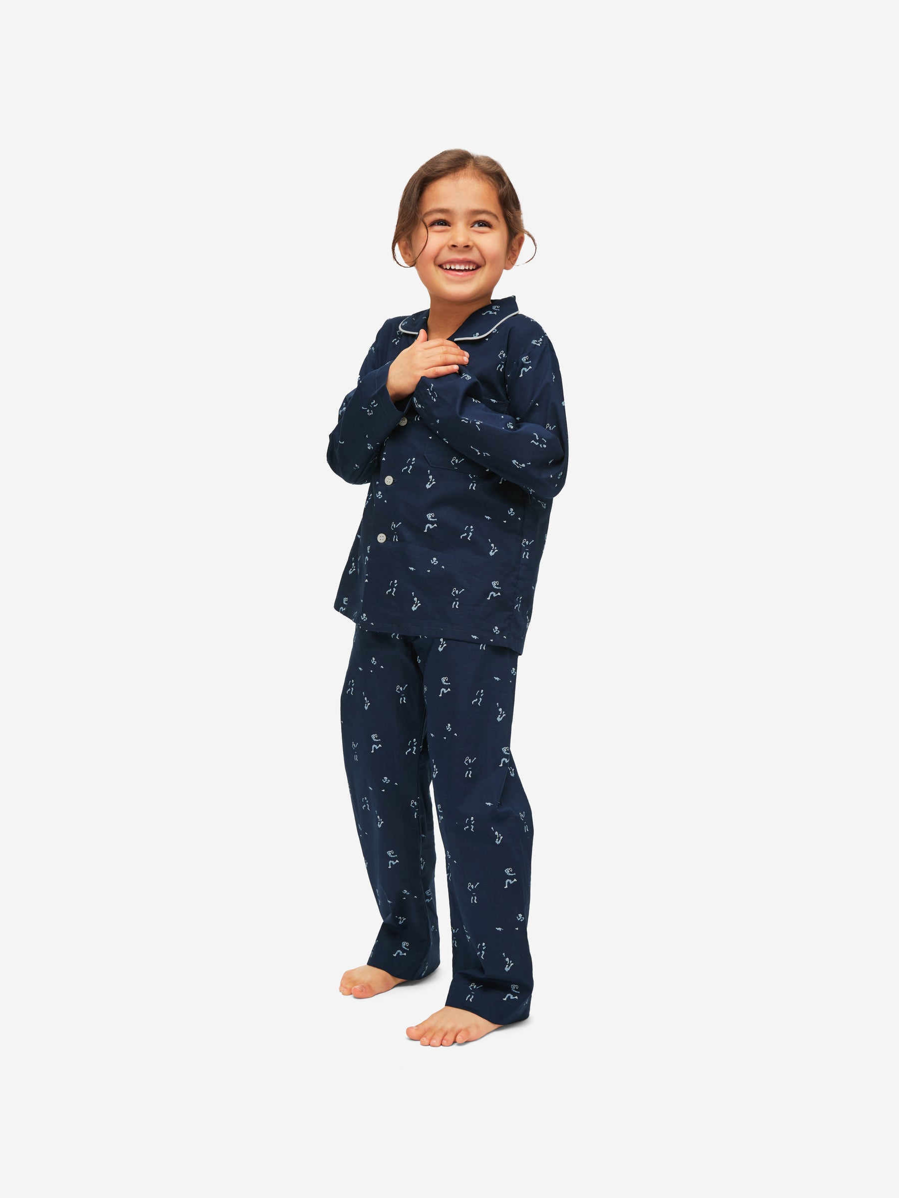 Kids' Pyjamas Nelson 91 Cotton Batiste Navy