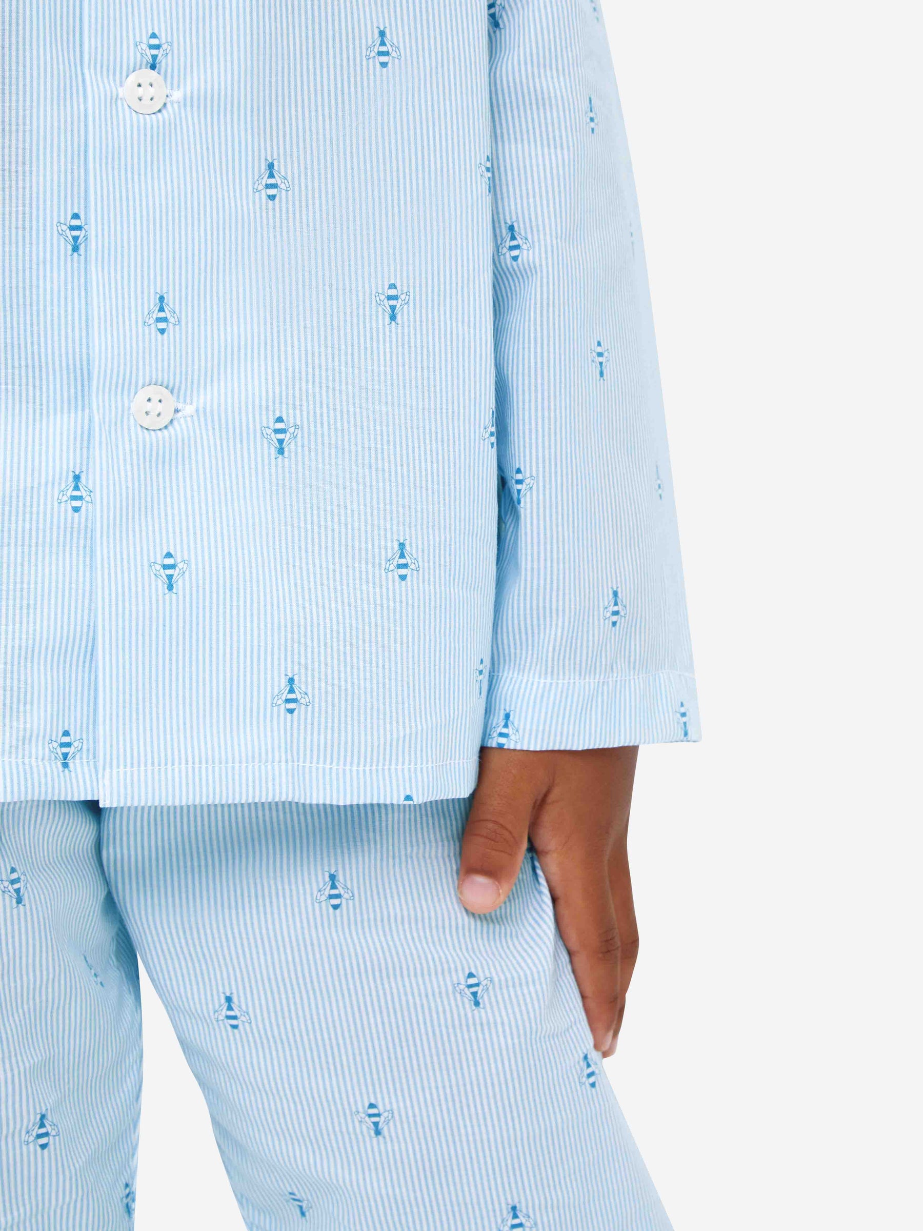 Kids' Pyjamas Nelson 94 Cotton Batiste Blue