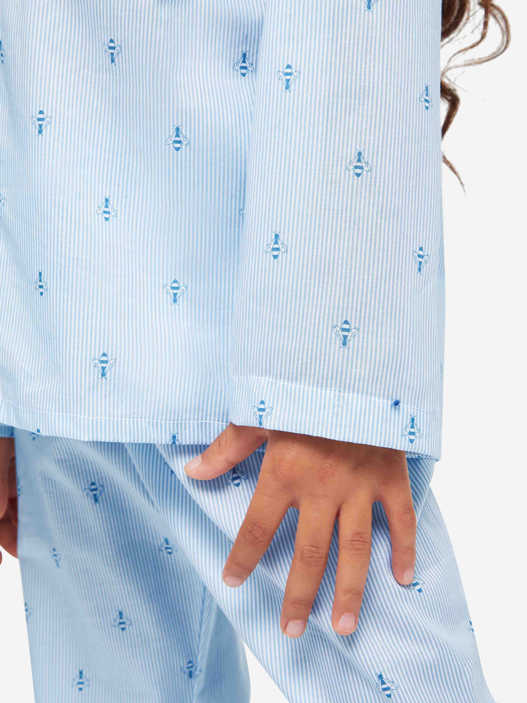 Kids' Pyjamas Nelson 94 Cotton Batiste Blue