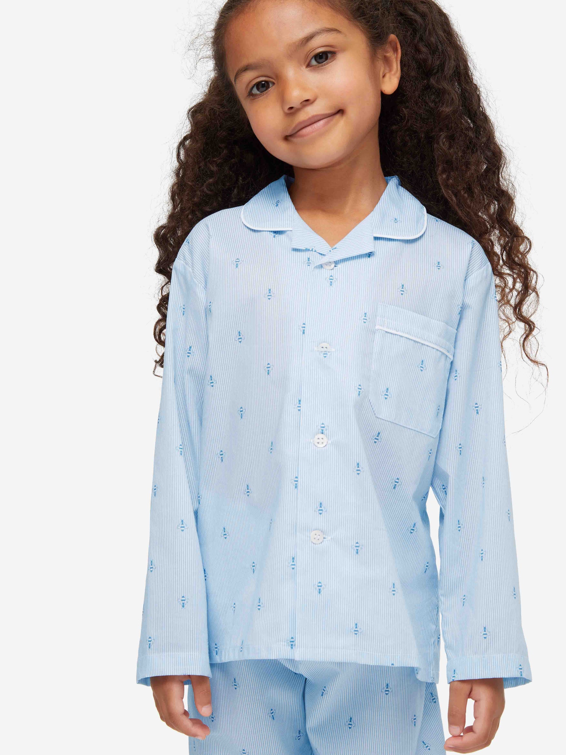 Kids' Pyjamas Nelson 94 Cotton Batiste Blue
