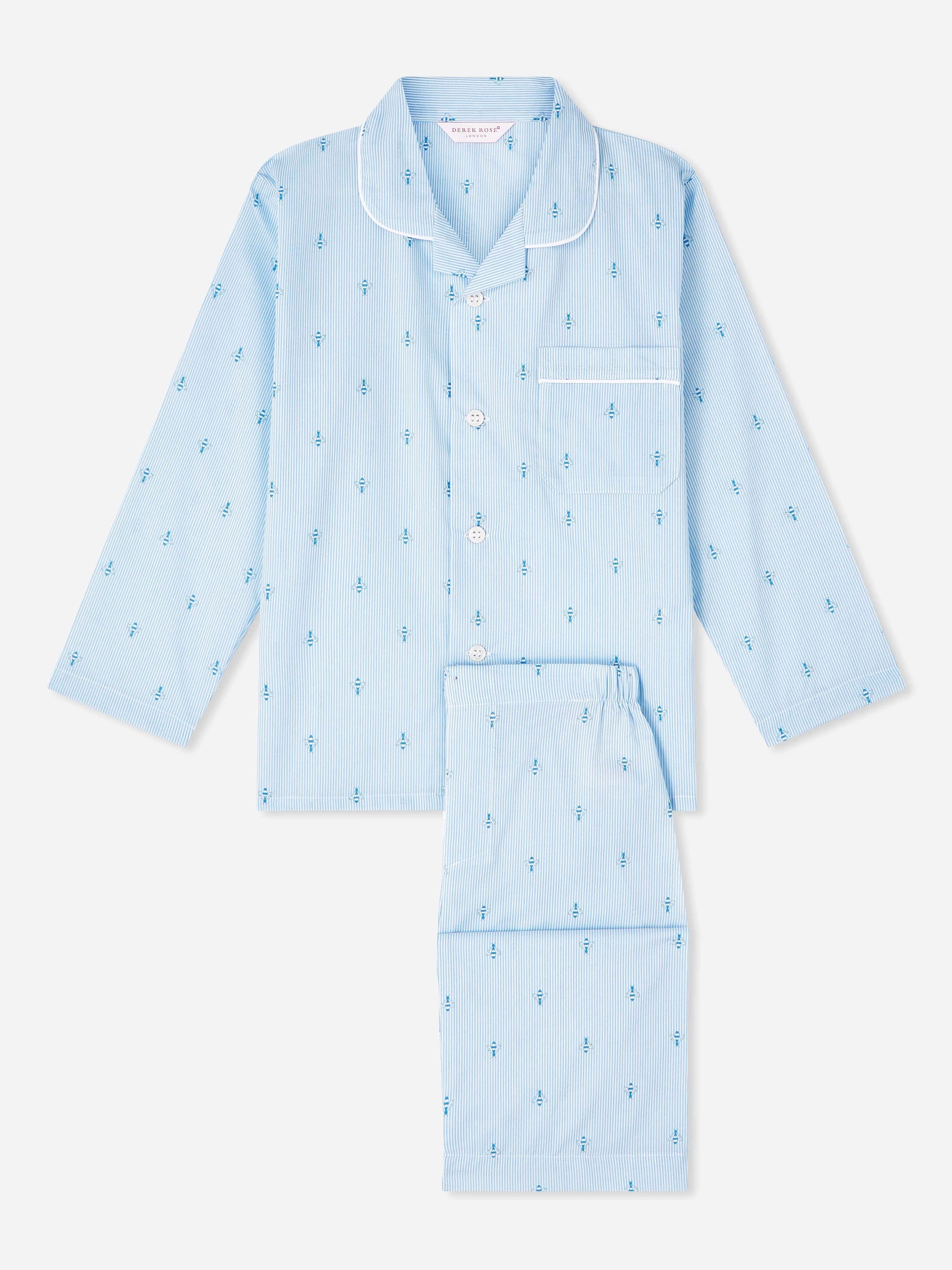 Kids' Pyjamas Nelson 94 Cotton Batiste Blue