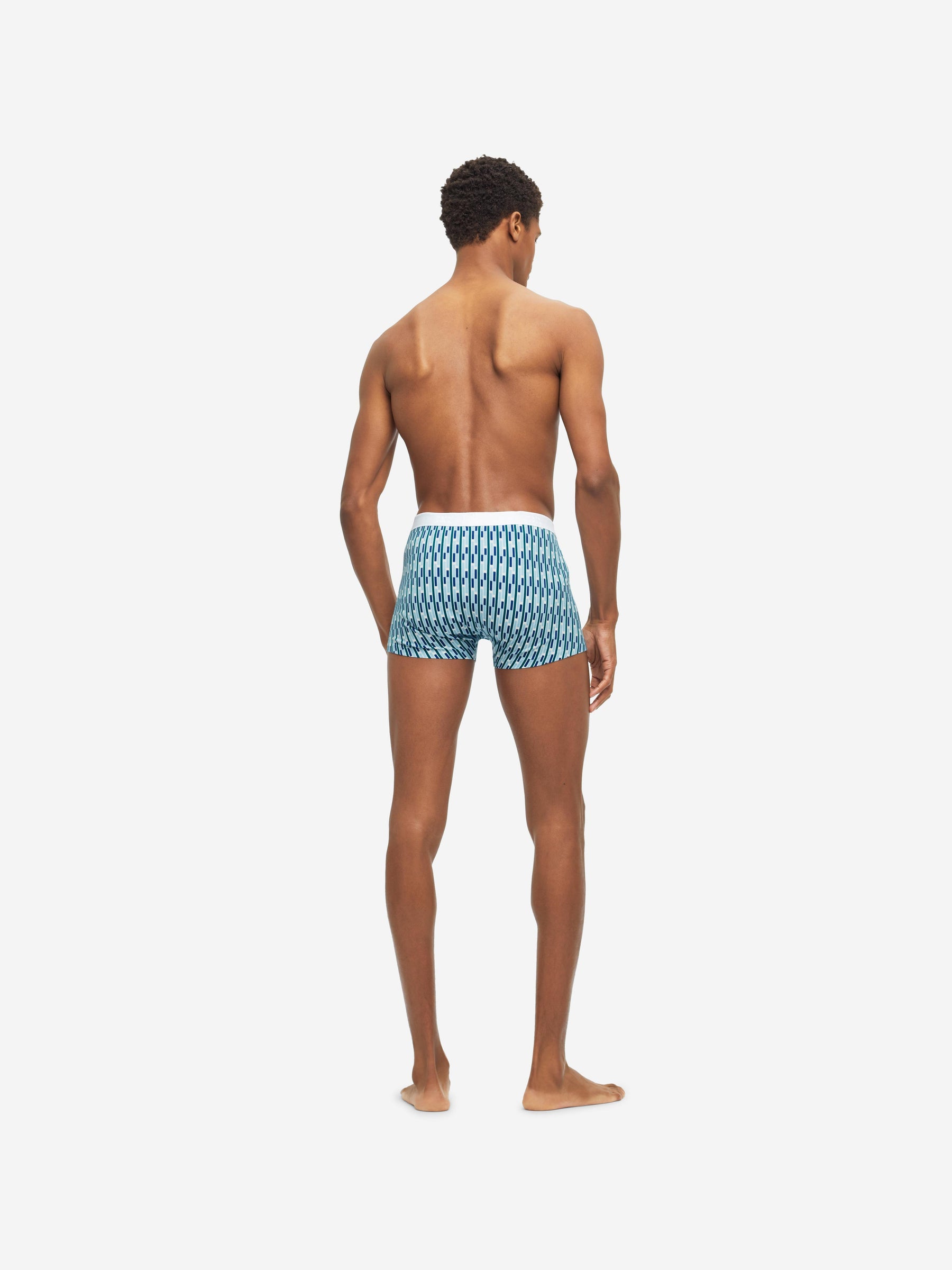 Men's Boxer Briefs Geometric 2 Pima Cotton Stretch Multi