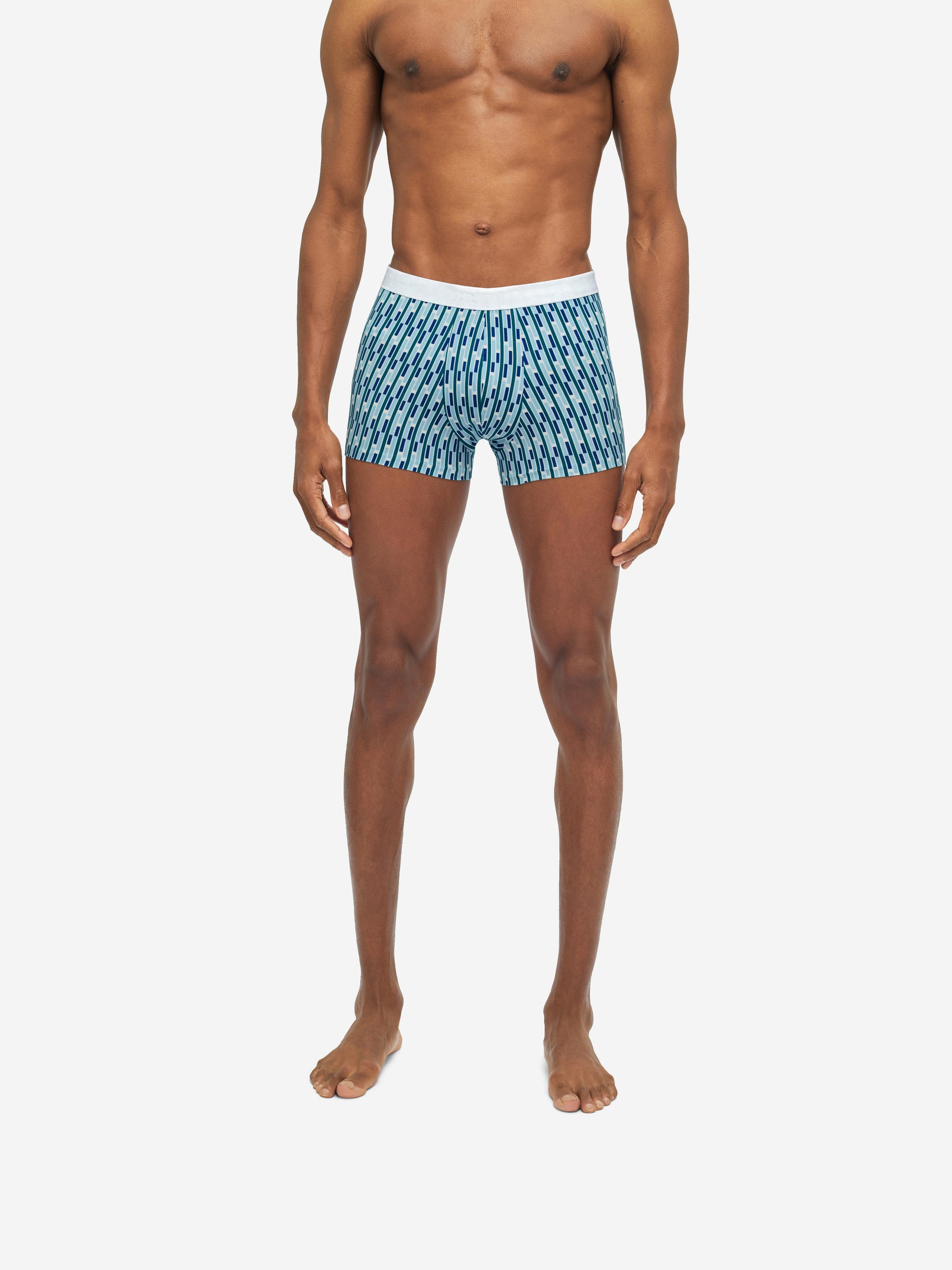 Men's Boxer Briefs Geometric 2 Pima Cotton Stretch Multi