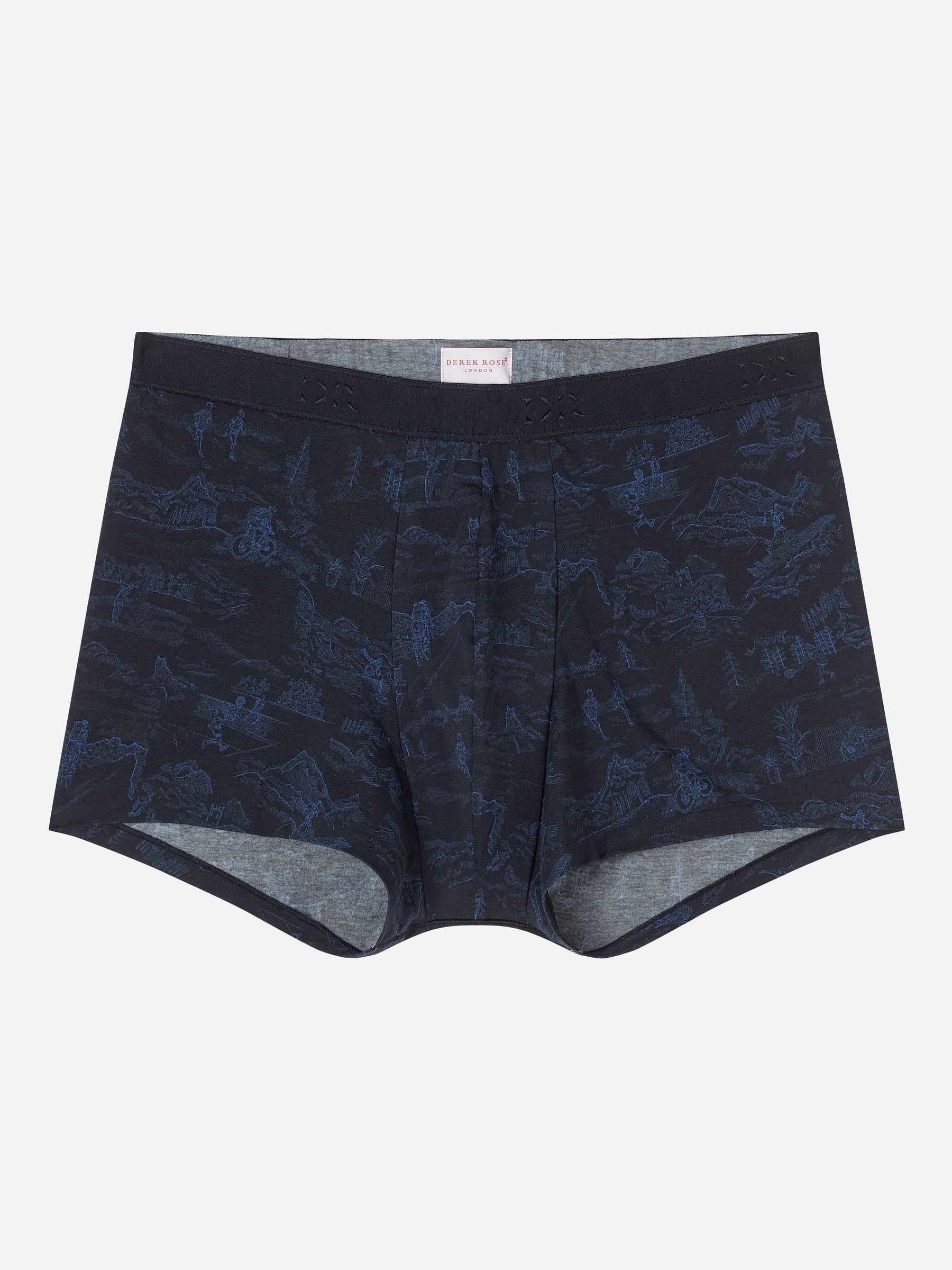 Men's Boxer Briefs Tolie 7 Pima Cotton Stretch Navy