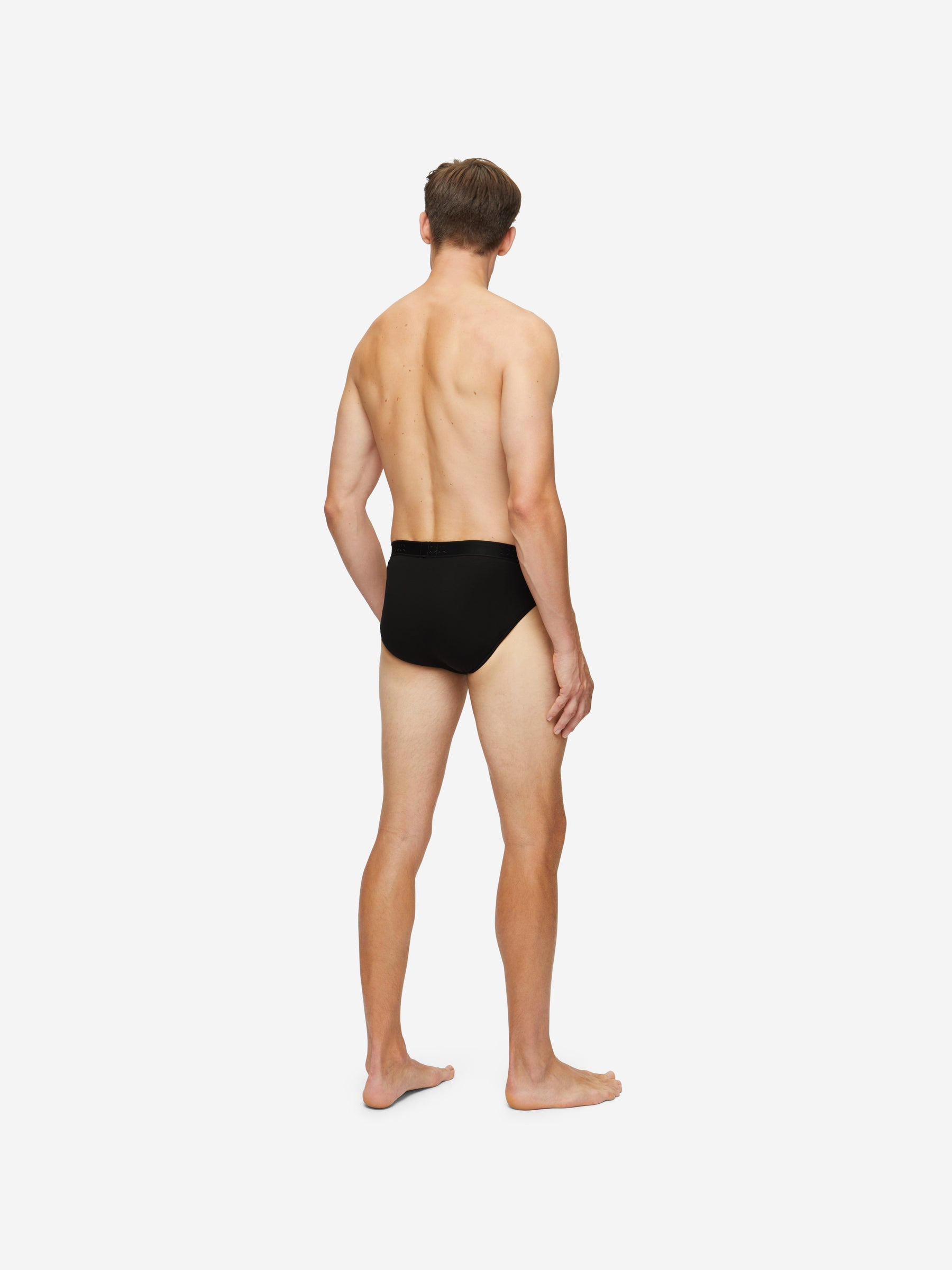 Men's Briefs Jack Pima Cotton Stretch Black
