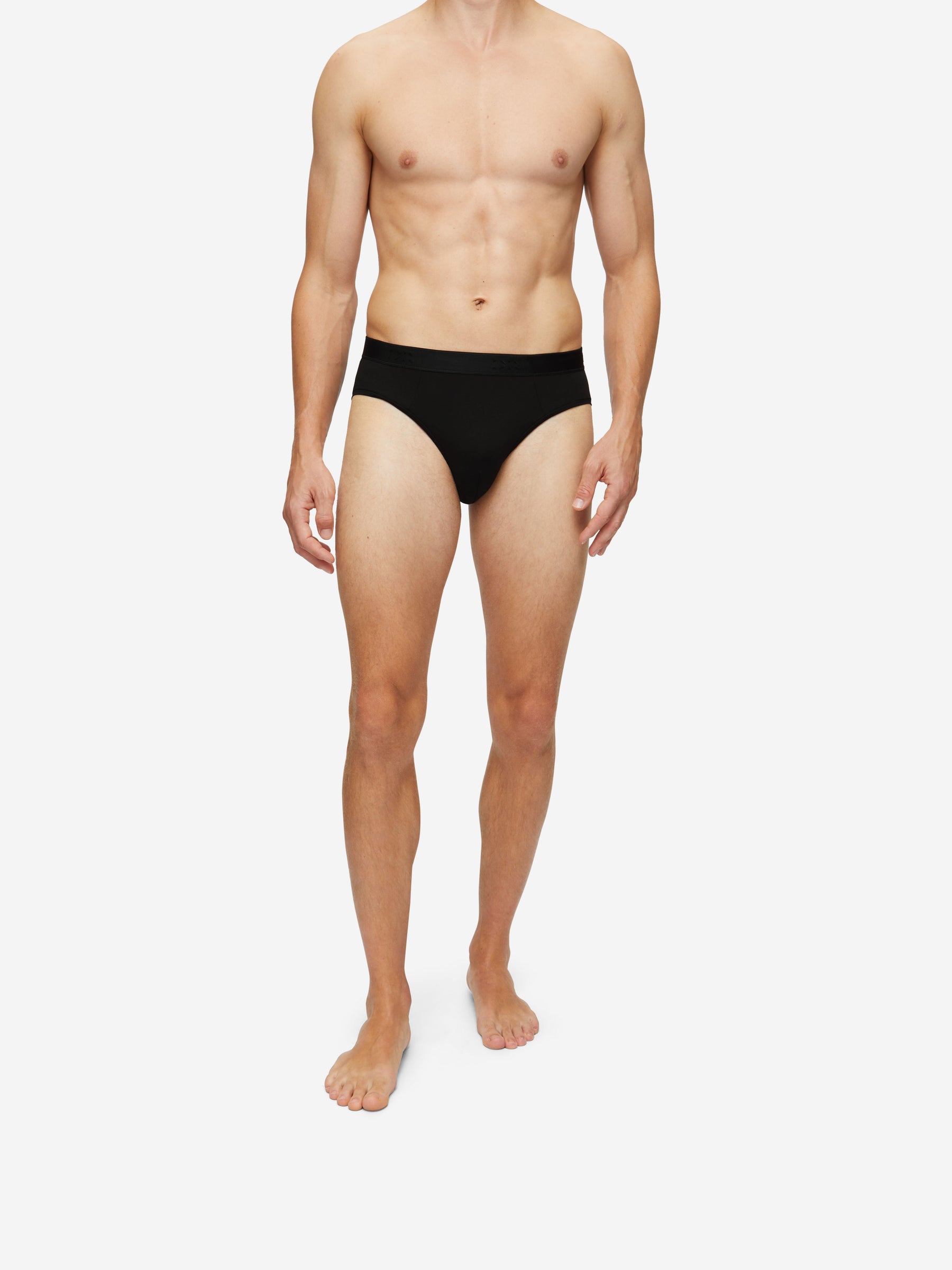 Men's Briefs Jack Pima Cotton Stretch Black