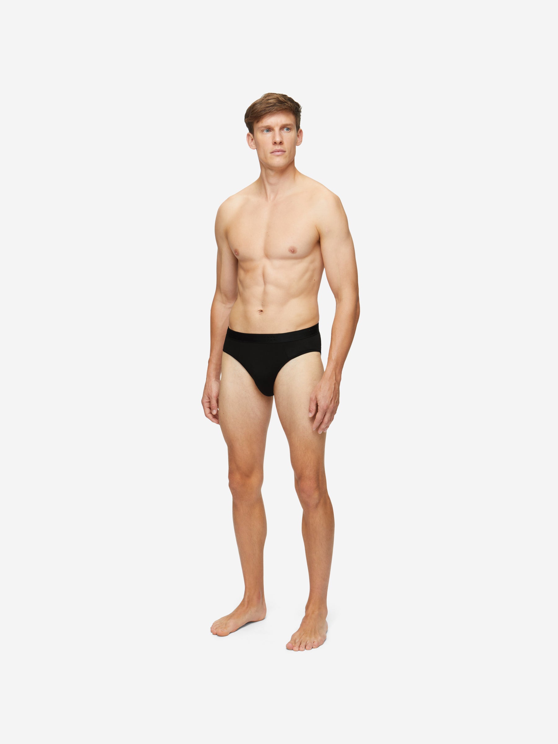Men's Briefs Jack Pima Cotton Stretch Black