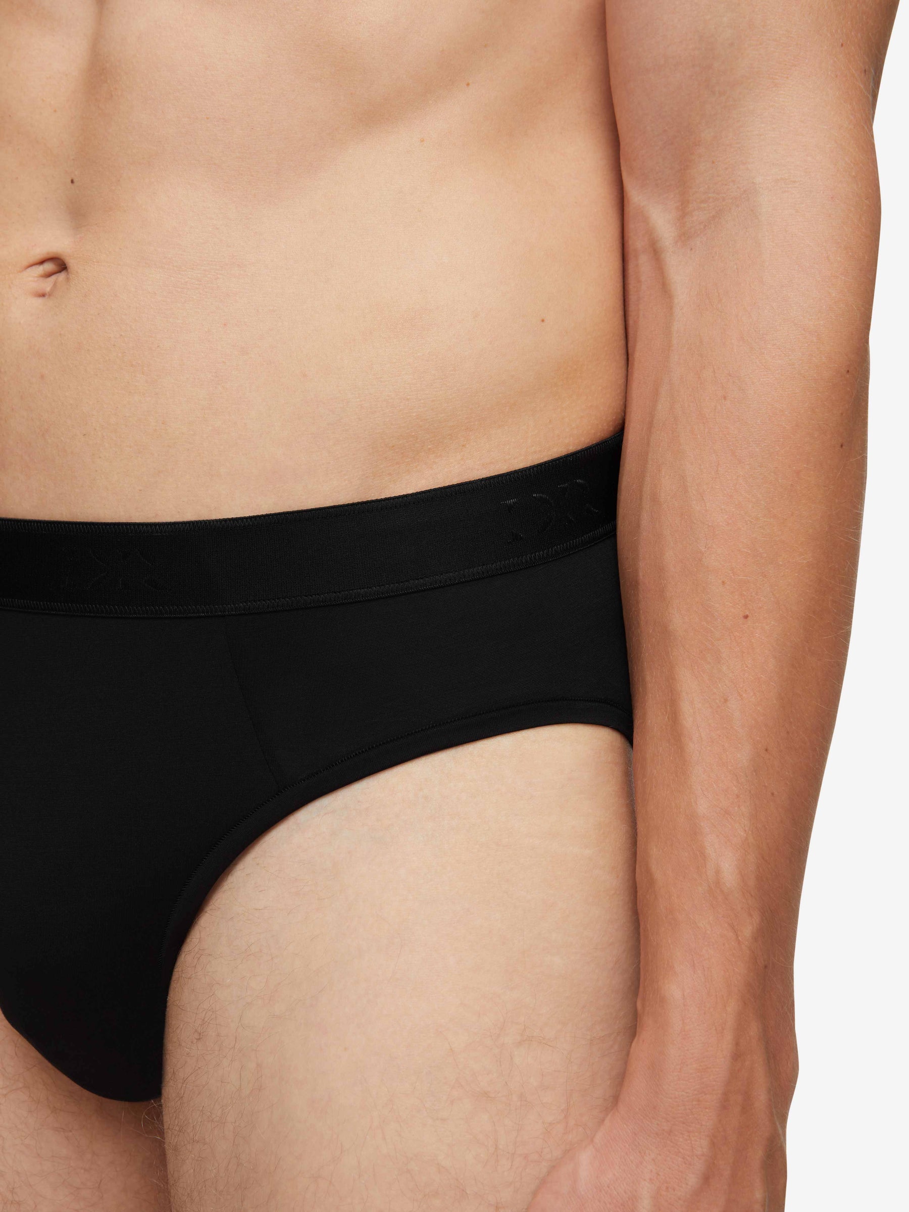 Men's Briefs Jack Pima Cotton Stretch Black