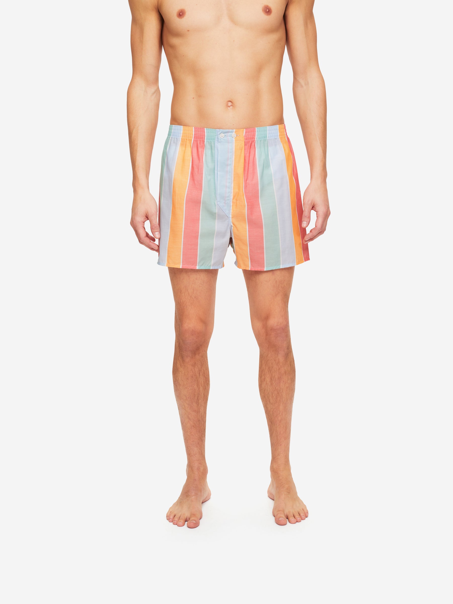 Men's Classic Fit Boxers Amalfi 18 Cotton Batiste Multi