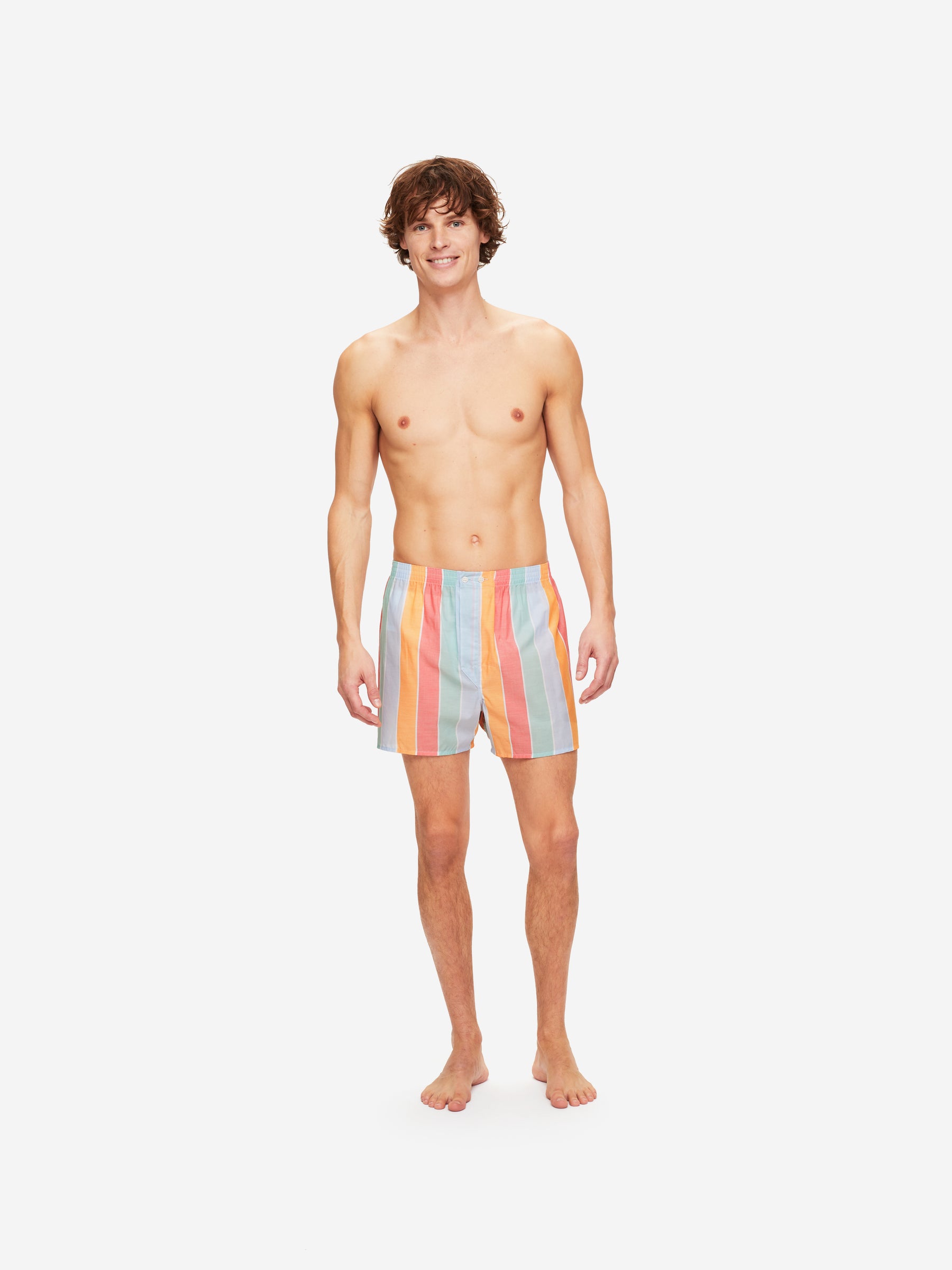 Men's Classic Fit Boxers Amalfi 18 Cotton Batiste Multi
