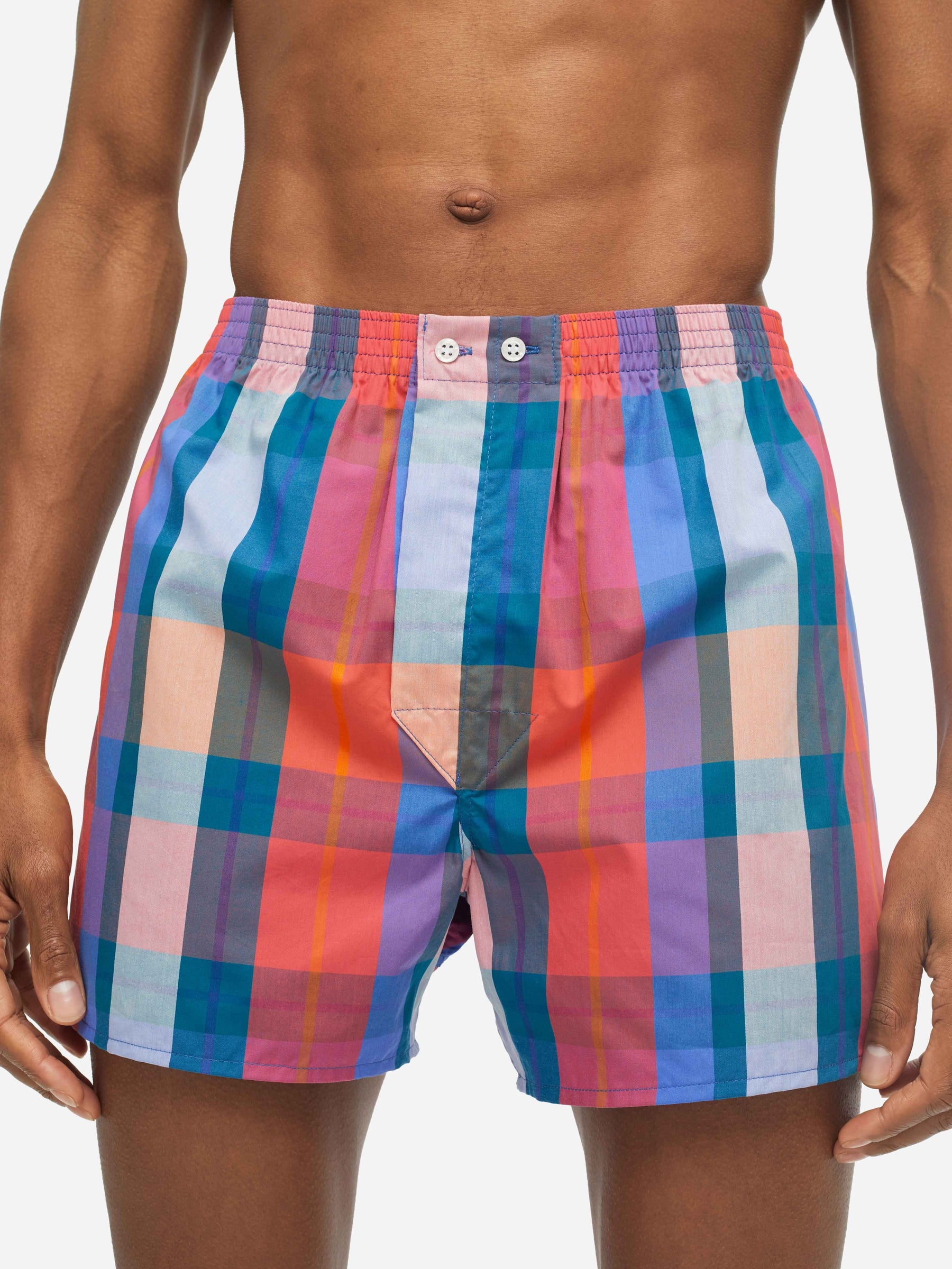 Men's Classic Fit Boxers Barker 33 Cotton Multi