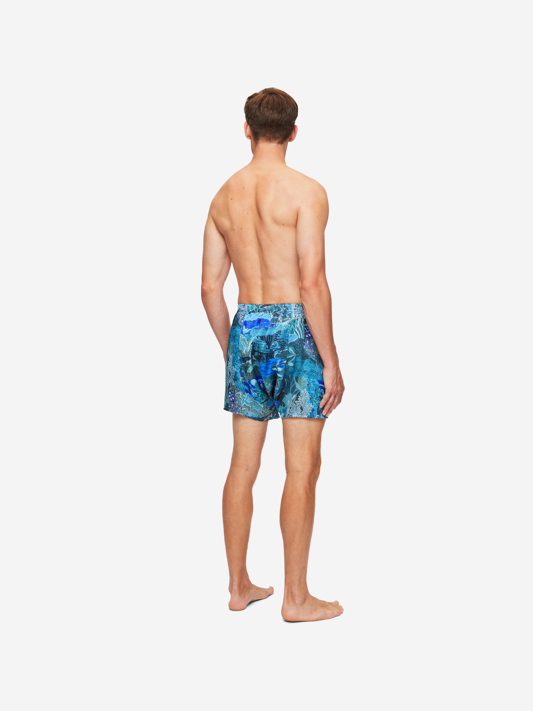 Men's Classic Fit Boxers Brindisi 86 Silk Satin Multi