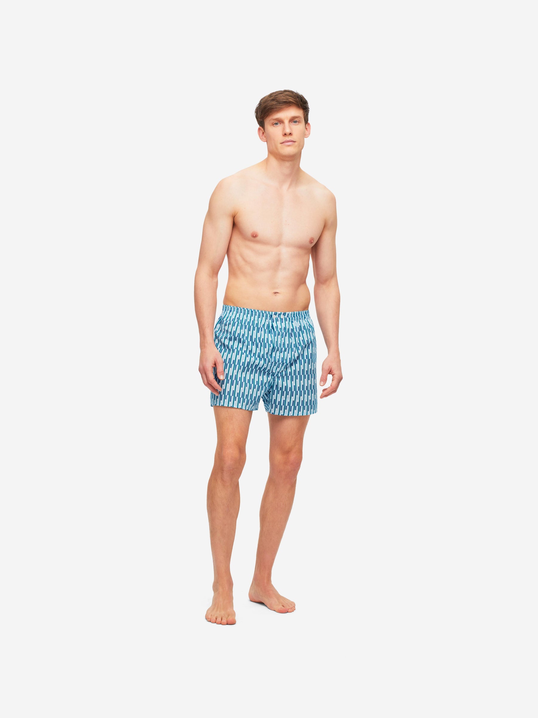 Men's Classic Fit Boxers Ledbury 53 Cotton Batiste Multi