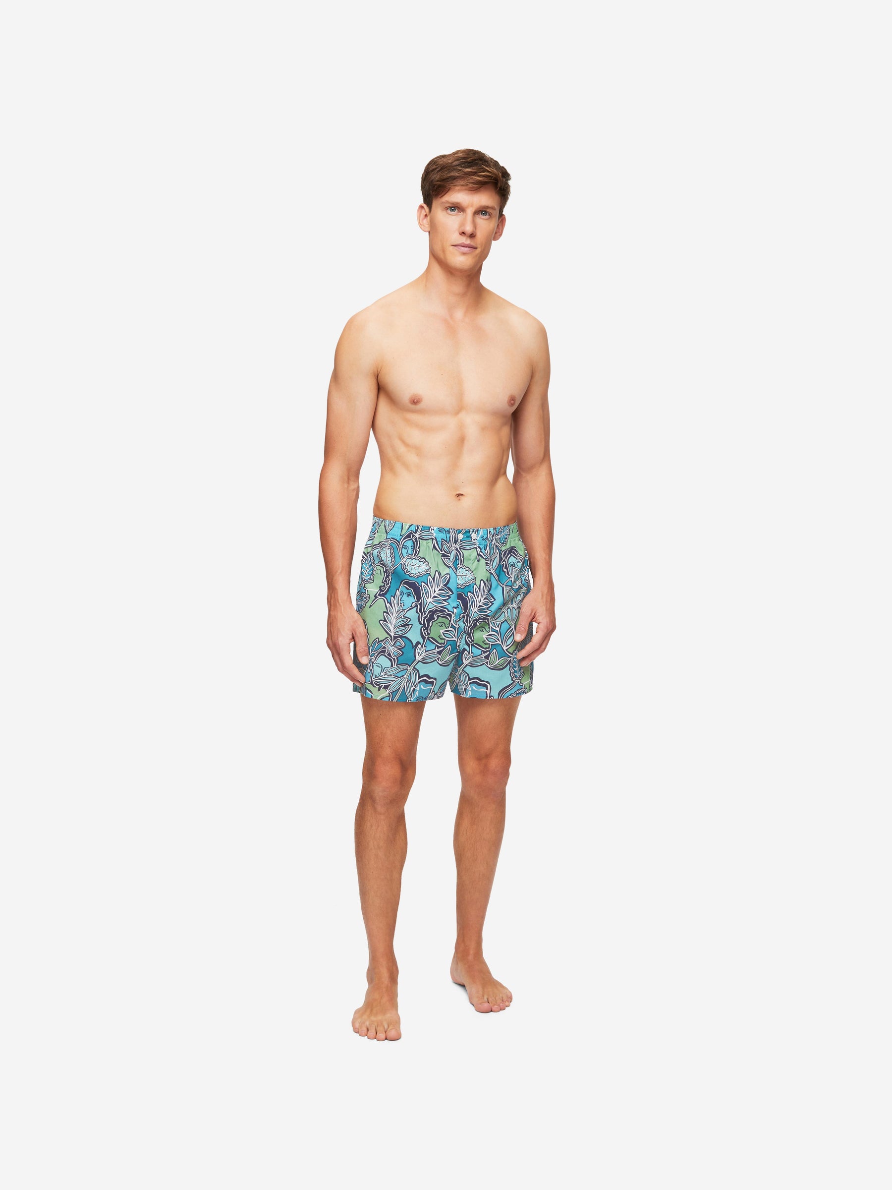 Men's Classic Fit Boxers Ledbury 57 Cotton Batiste Multi