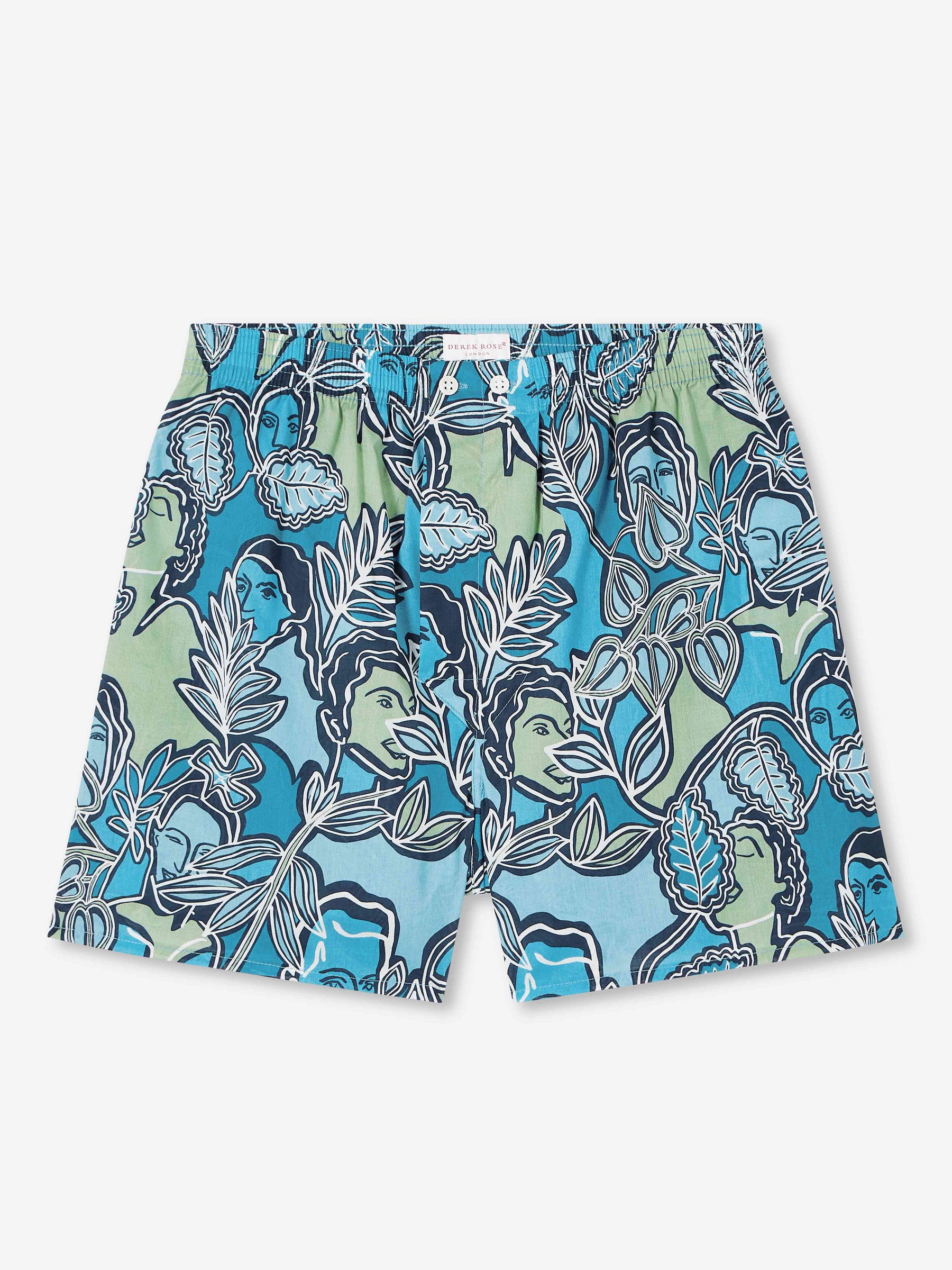 Men's Classic Fit Boxers Ledbury 57 Cotton Batiste Multi
