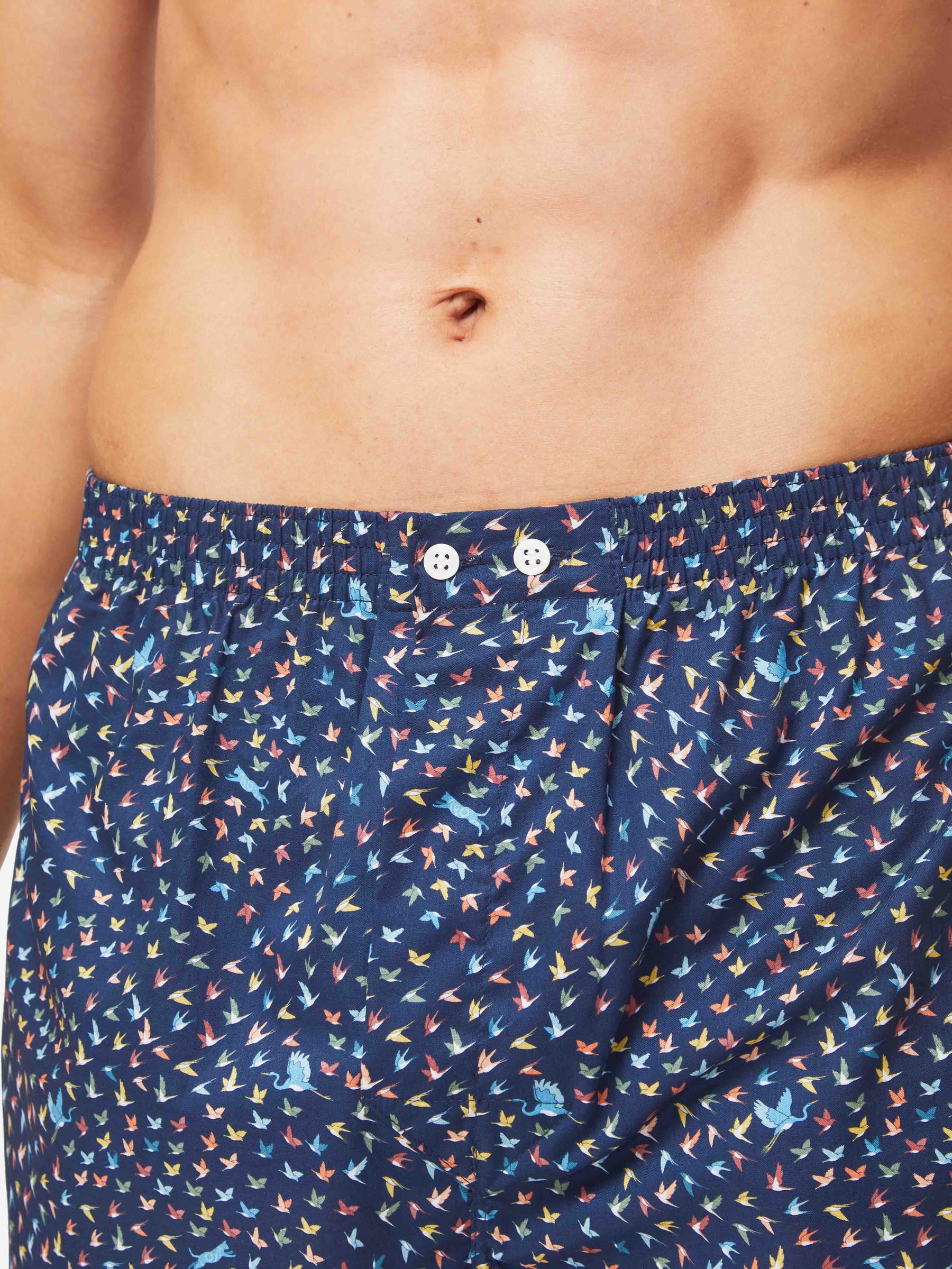 Men's Classic Fit Boxers Ledbury 58 Cotton Batiste Multi