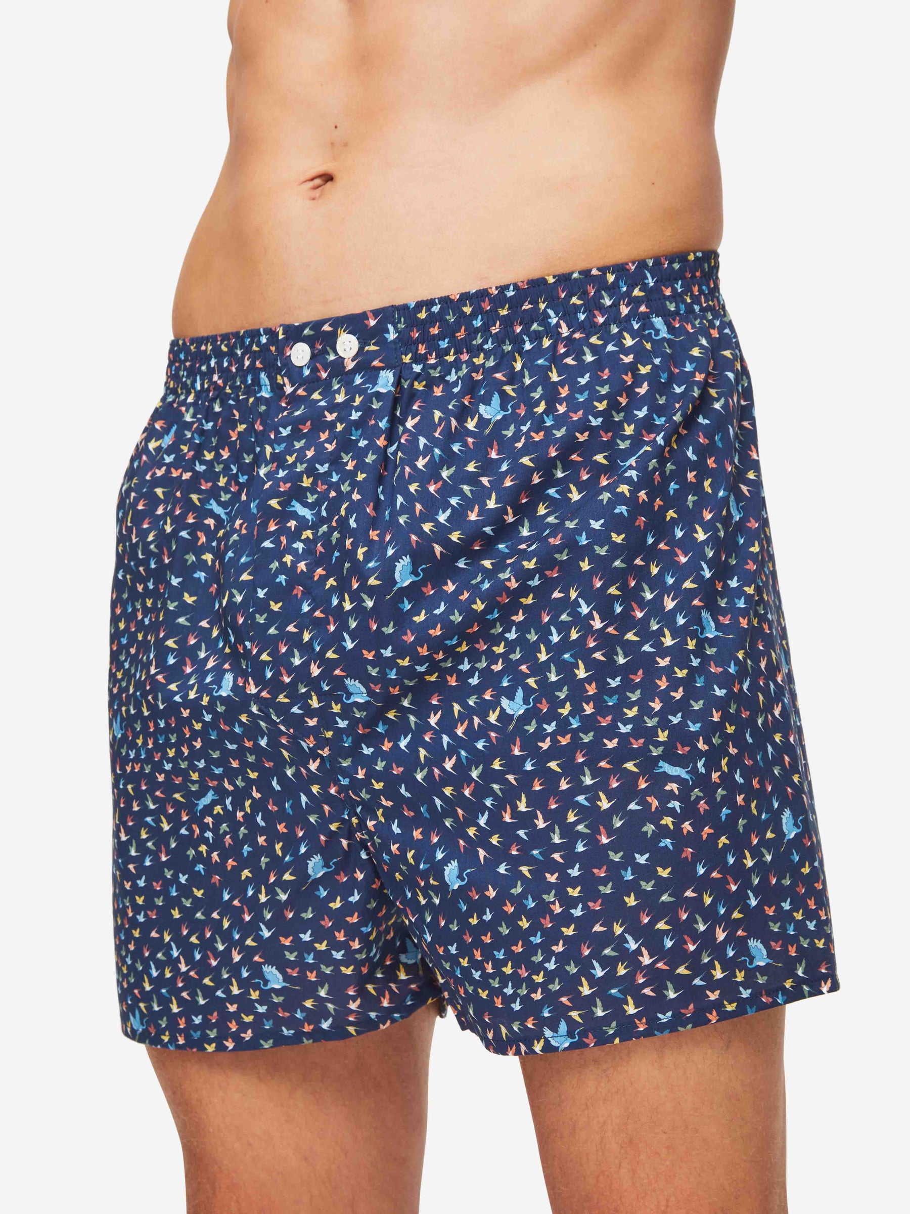 Men's Classic Fit Boxers Ledbury 58 Cotton Batiste Multi
