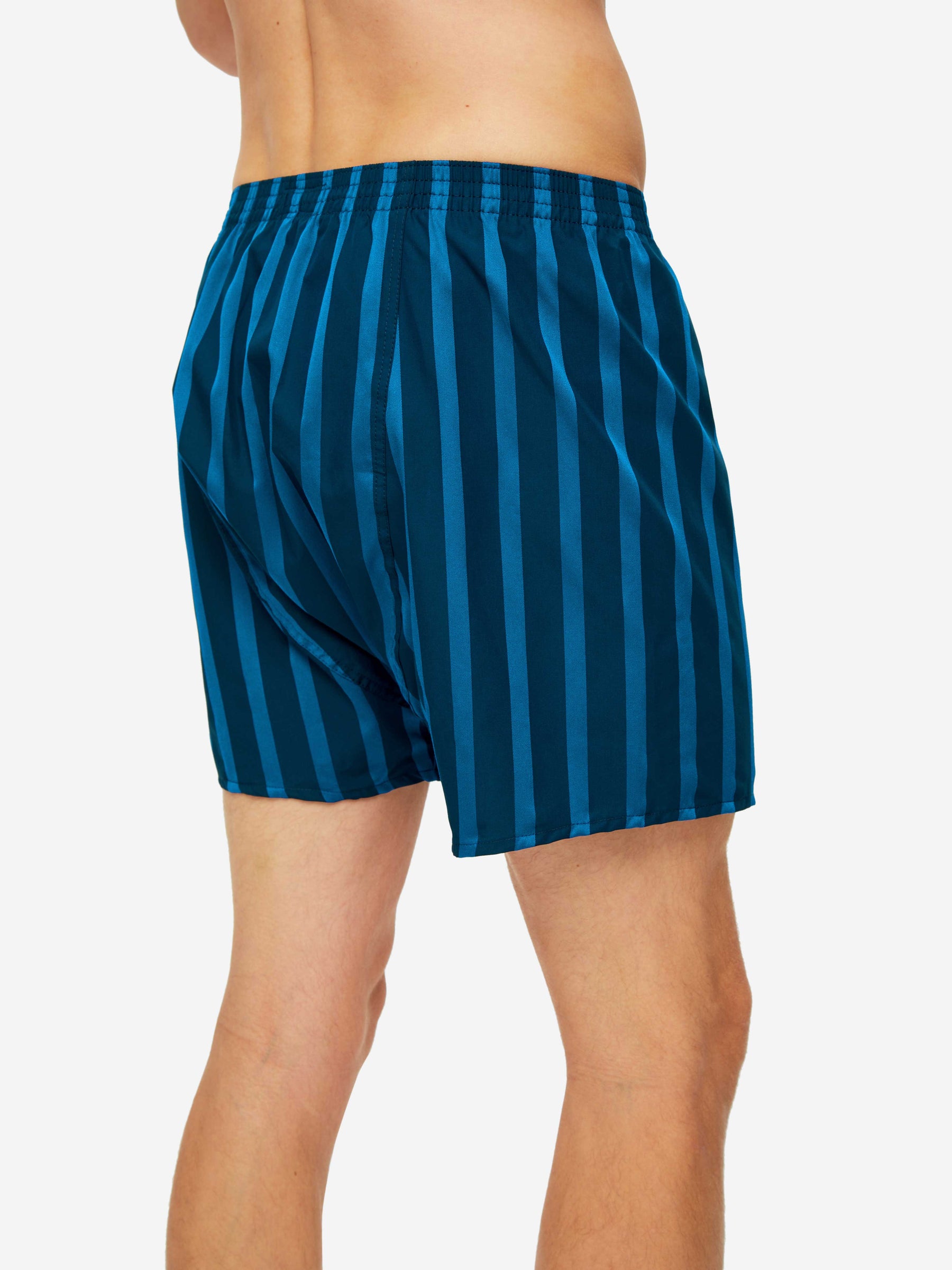 Men's Classic Fit Boxers Royal 218 Cotton Navy
