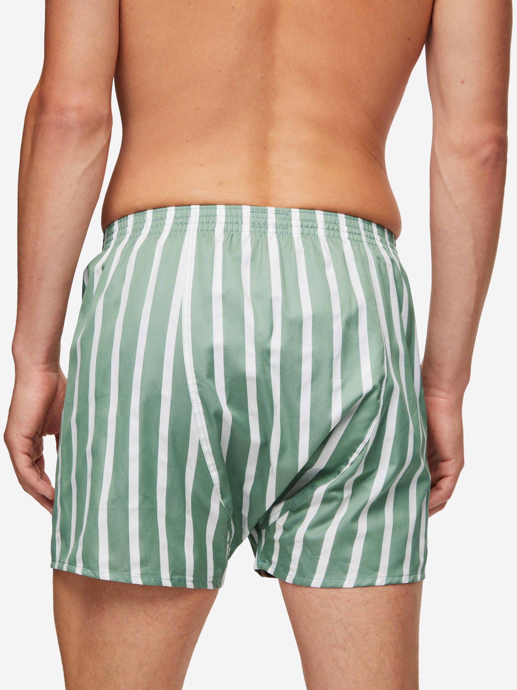 Men's Classic Fit Boxers Royal 219 Cotton Green