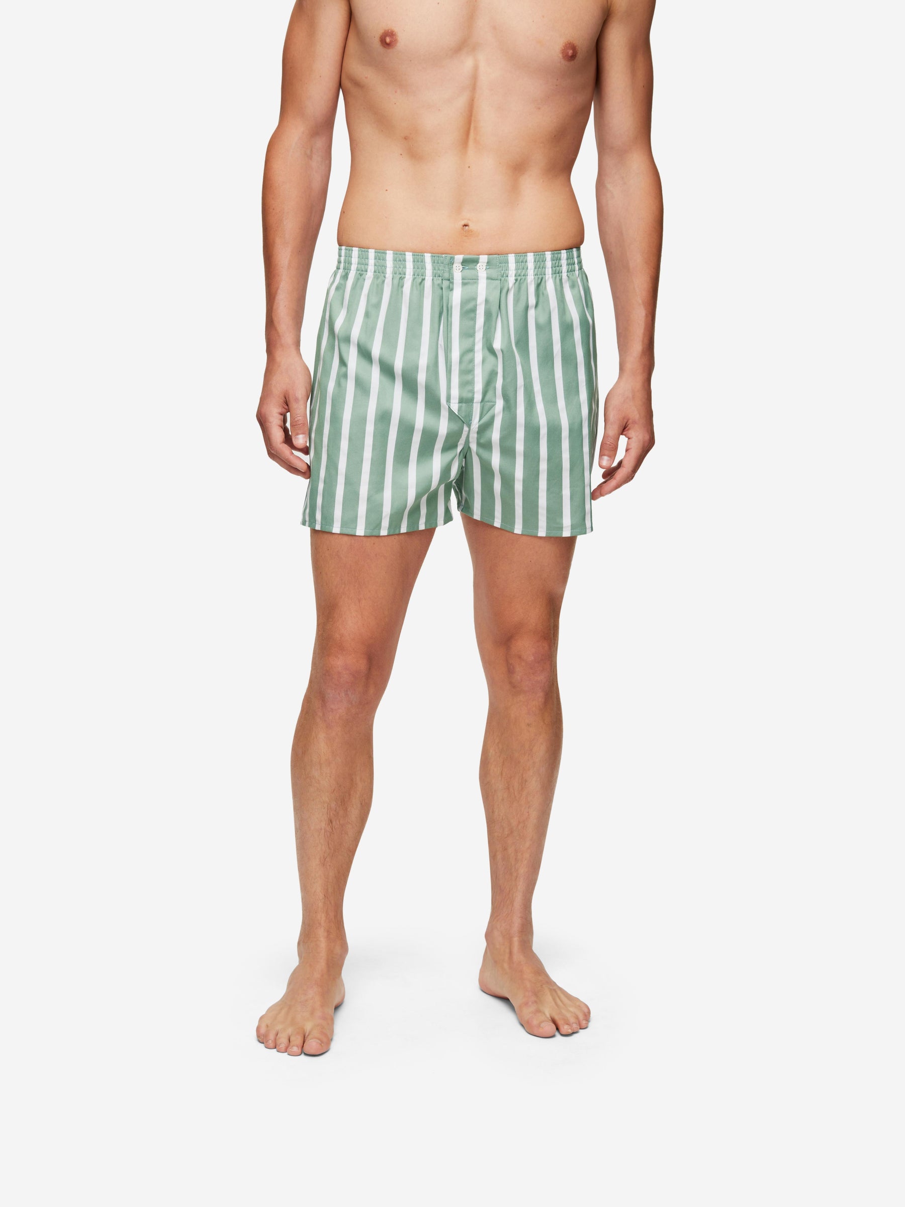 Men's Classic Fit Boxers Royal 219 Cotton Green