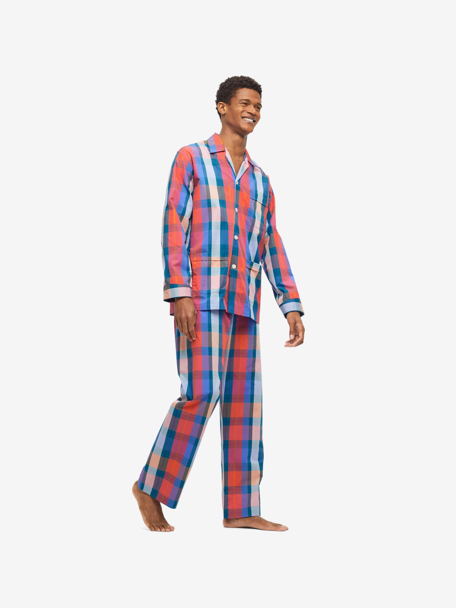 Men's Classic Fit Pyjamas Barker 33 Cotton Multi