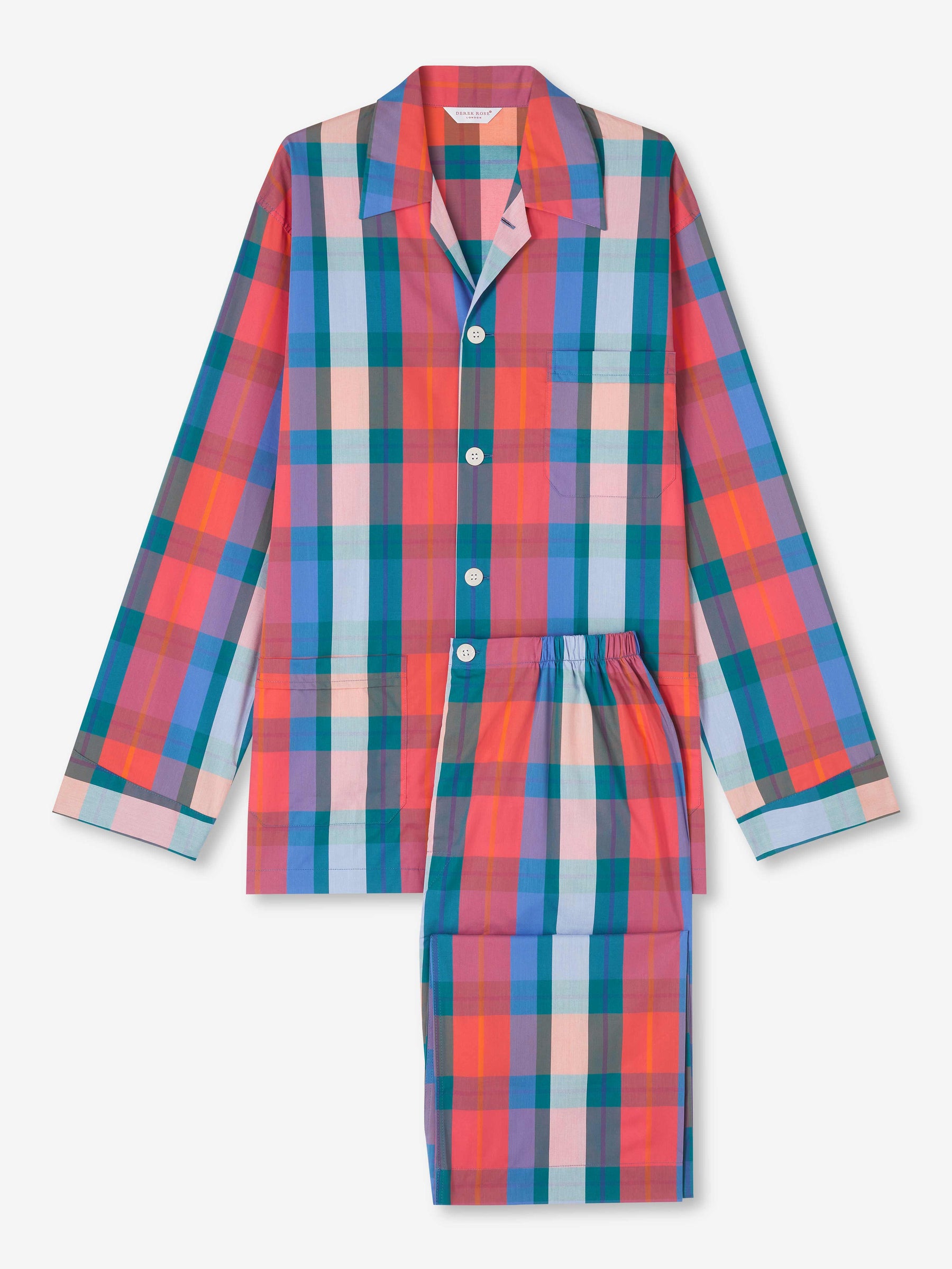 Men's Classic Fit Pyjamas Barker 33 Cotton Multi