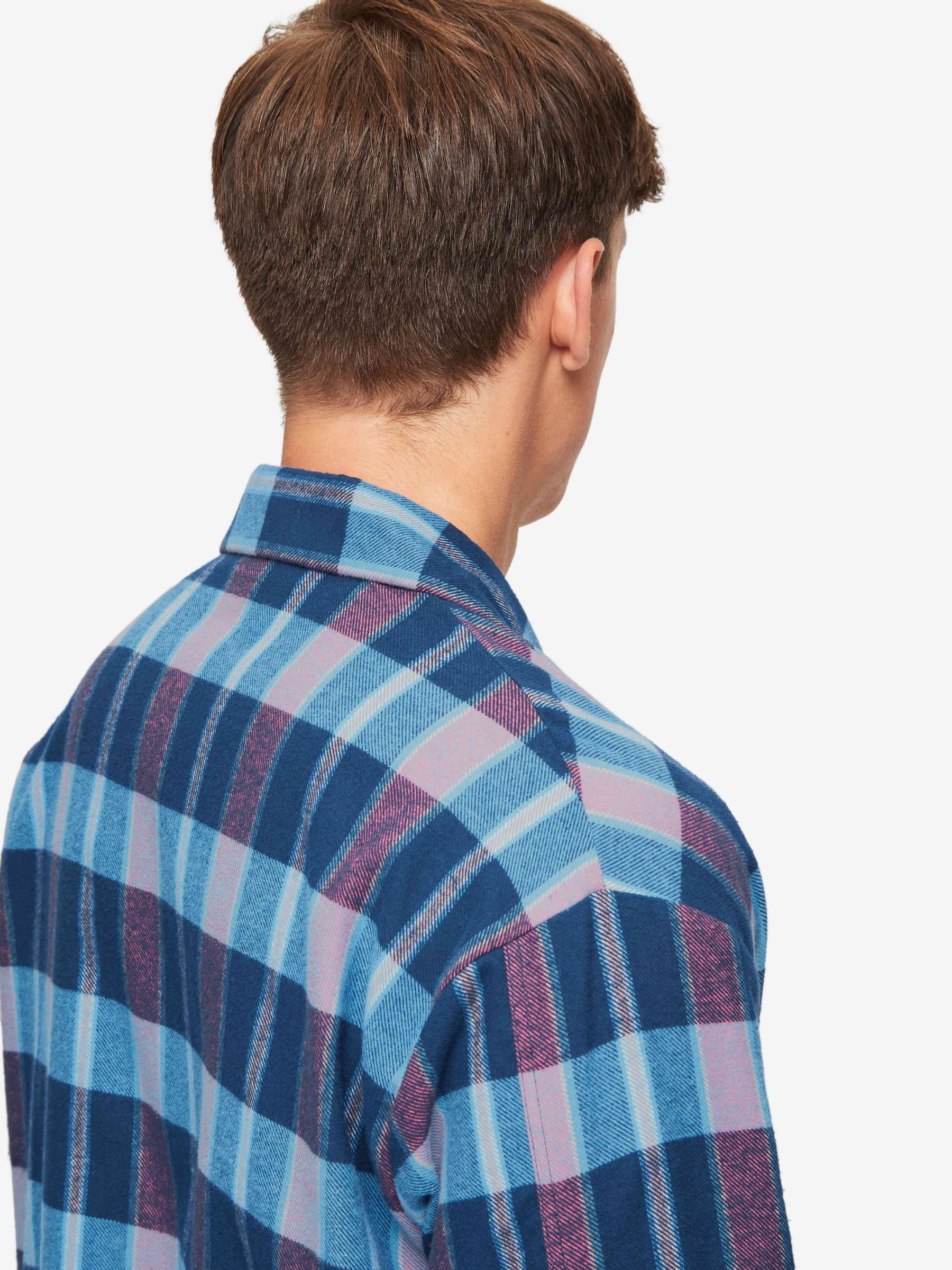 Men's Classic Fit Pyjamas Kelburn 29 Brushed Cotton Multi