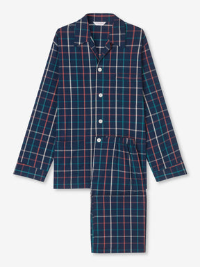 Men's Classic Fit Pyjamas Ranga 44 Brushed Cotton Multi