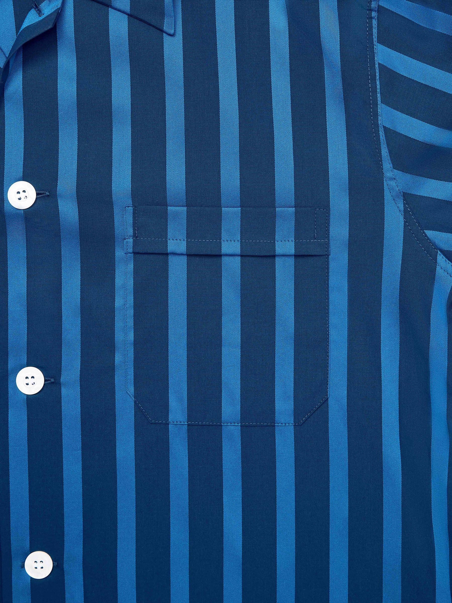 Men's Classic Fit Pyjamas Royal 218 Cotton Navy