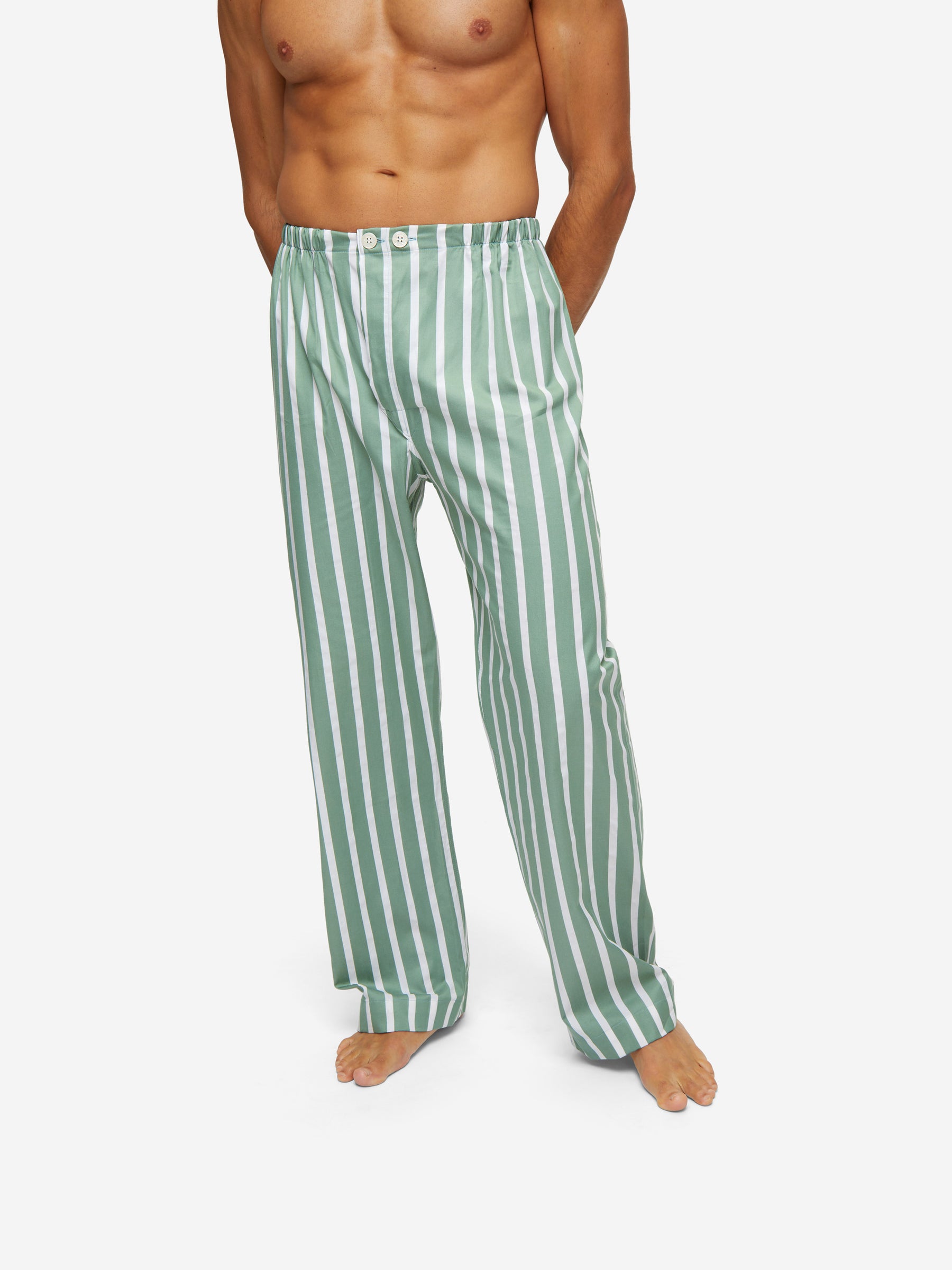 Men's Classic Fit Pyjamas Royal 219 Cotton Green