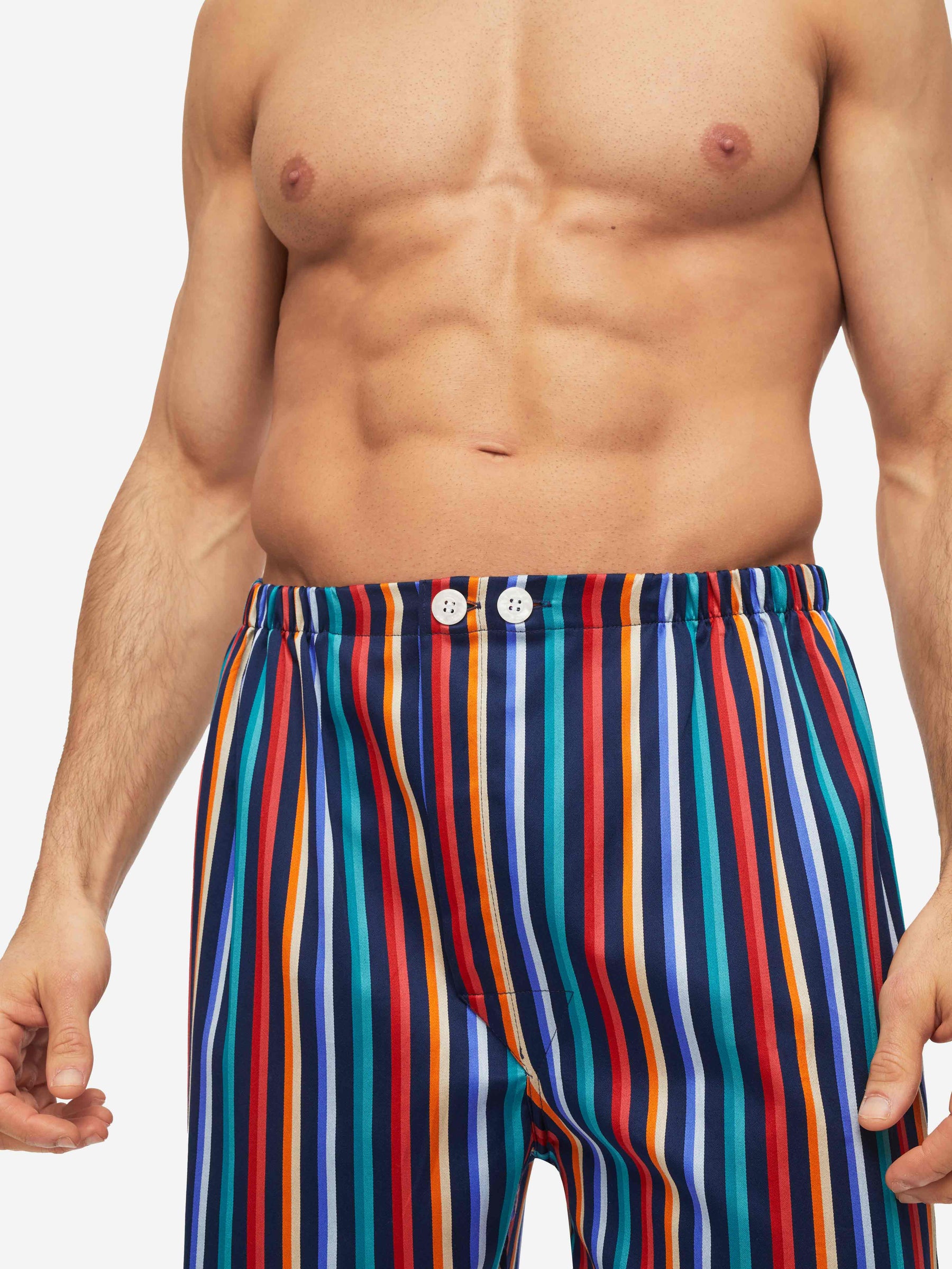 Men's Classic Fit Pyjamas Wellington 54 Cotton Multi