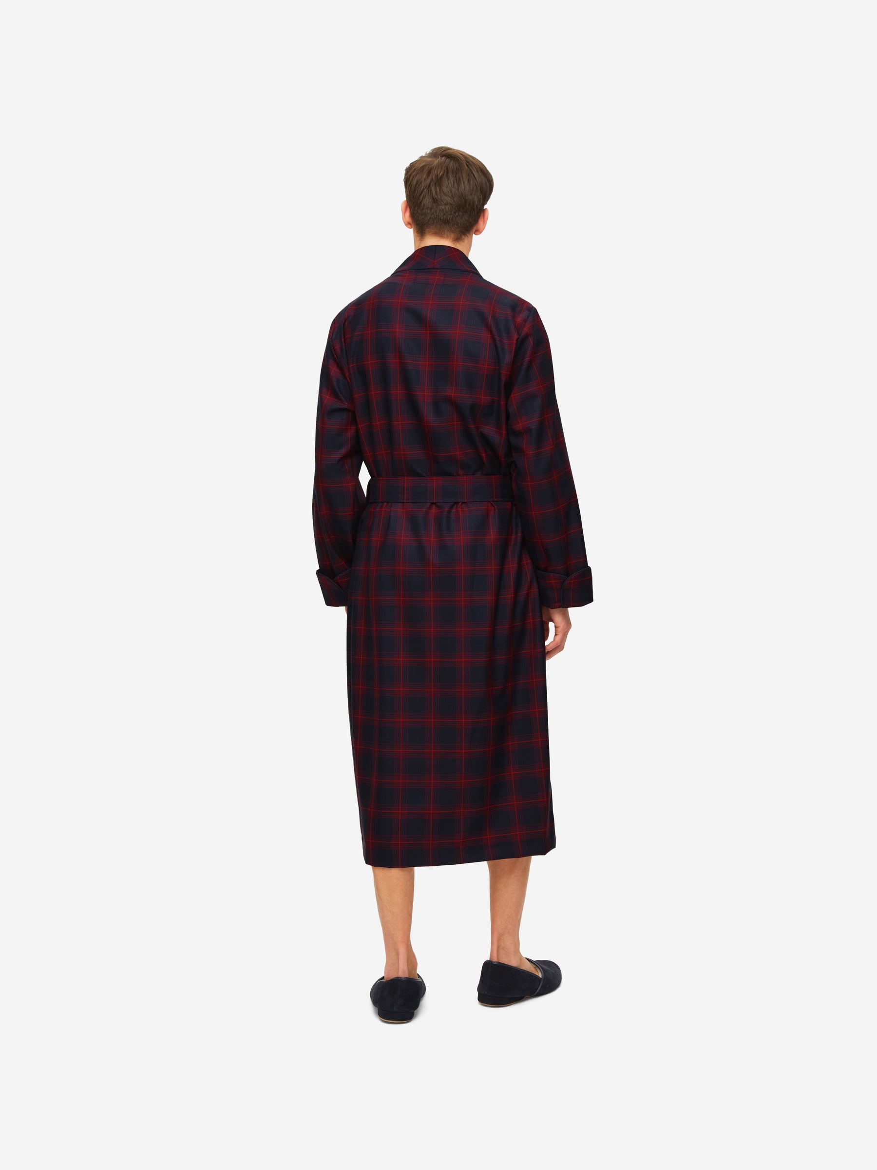 Men's Dressing Gown York 40 Wool Multi