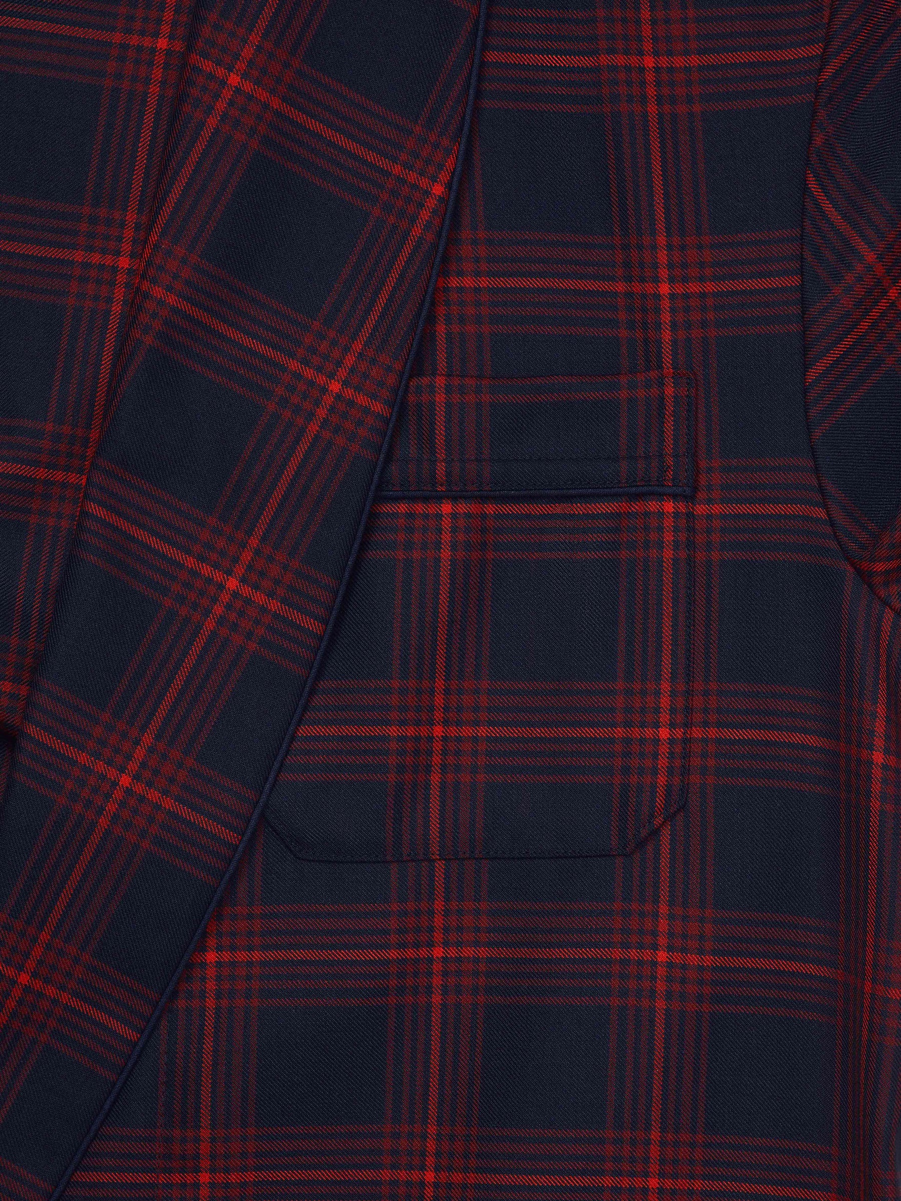 Men's Dressing Gown York 40 Wool Multi